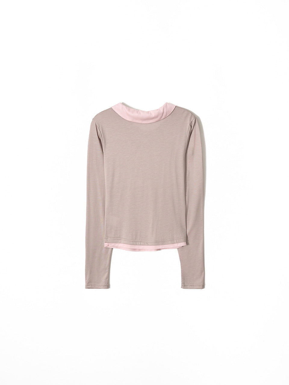 Kijun - Collar Jersey Top (Beige) product image 10 | TRAB K-Fashion Australia