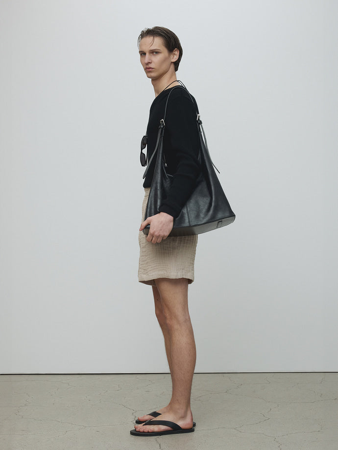 Tonywack - Double Weave Linen Short (French Beige) product image 3 | TRAB K-Fashion Australia