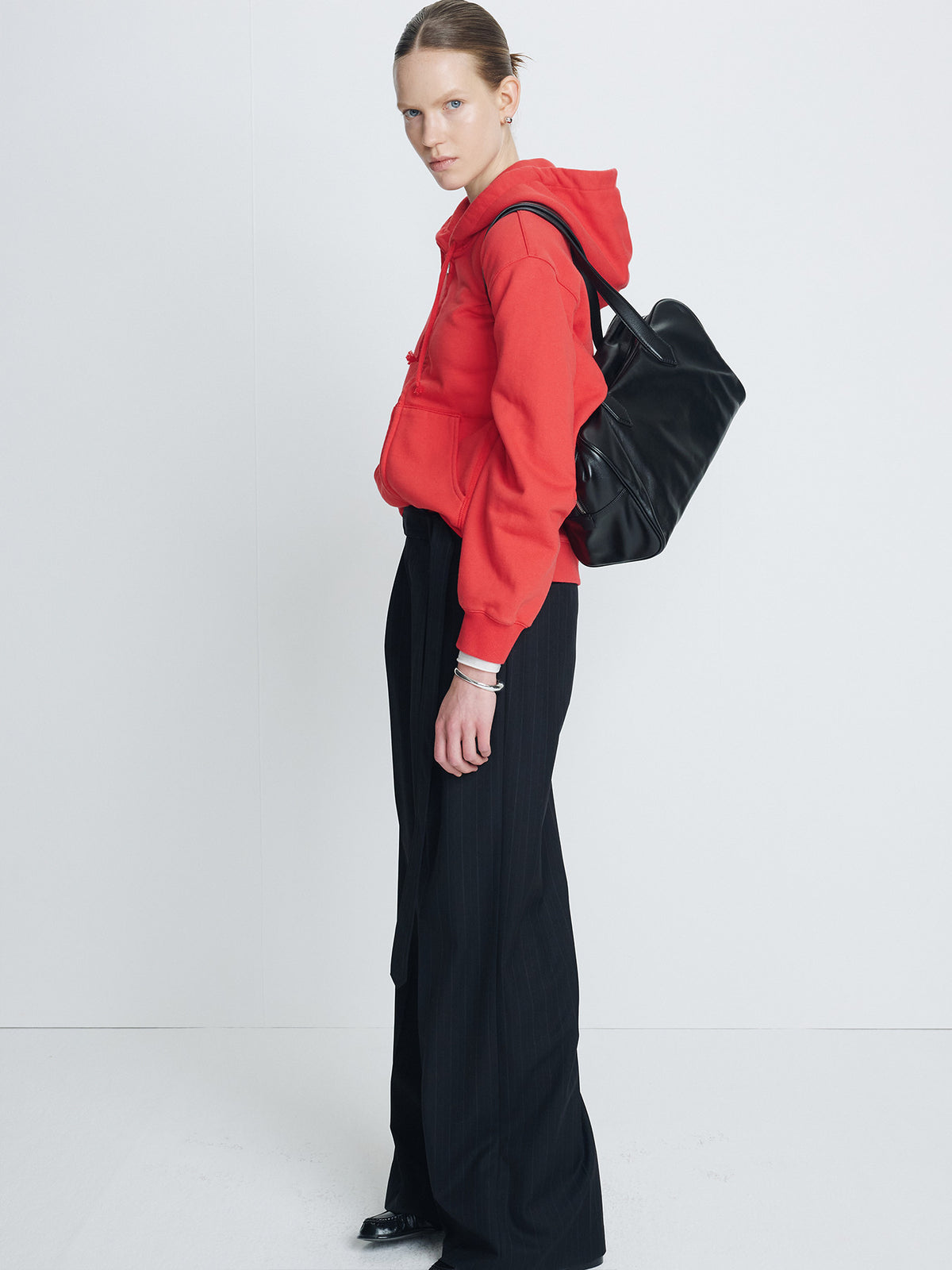 Tonywack - Garment Washed Zip-Up Hoodie (Faded Red) product image 3 | TRAB K-Fashion Australia