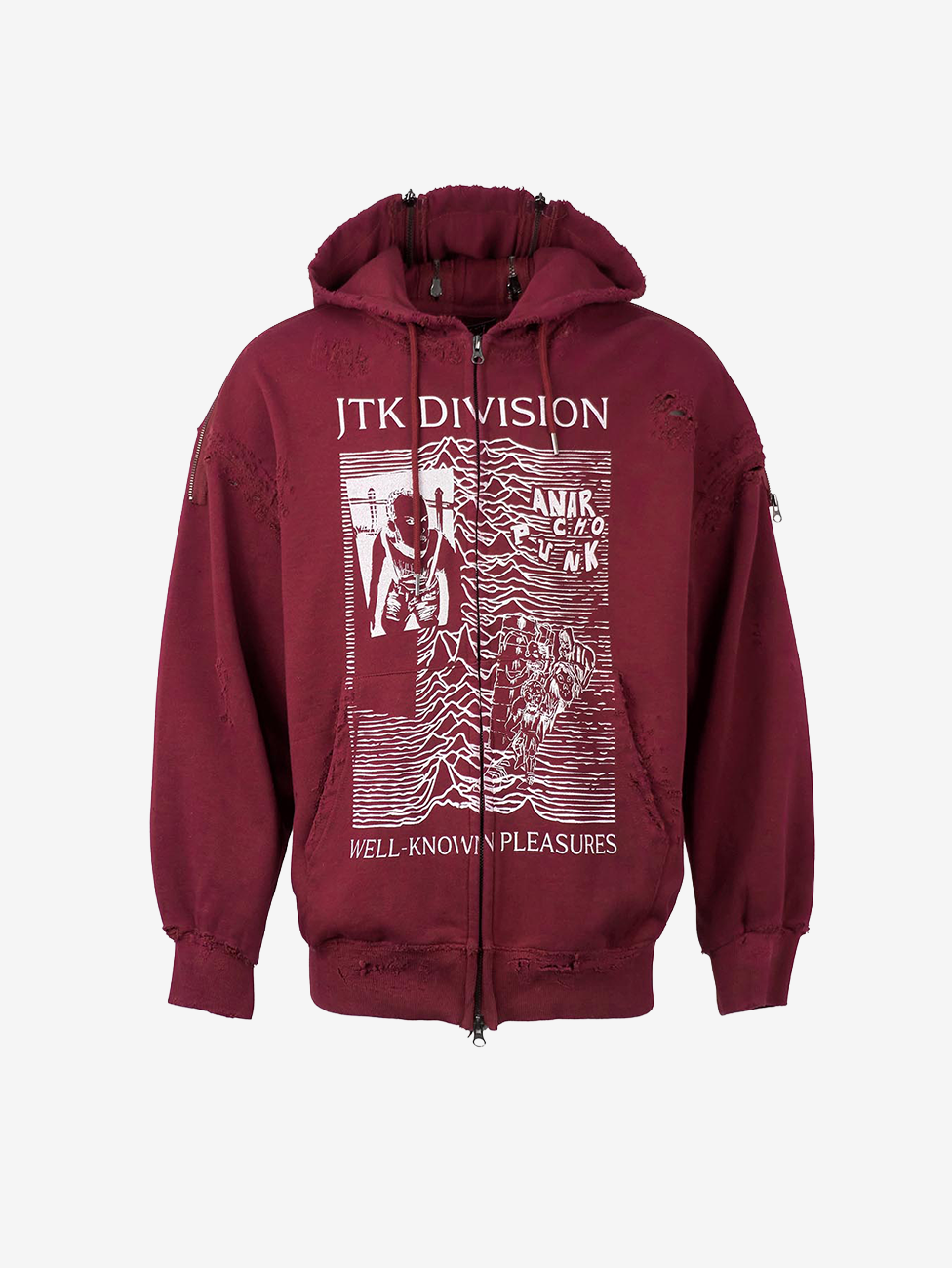 Juntae Kim - 'Jtk Division' Zip-Up Hoodie (OC2) product image 1 | TRAB K-Fashion Australia