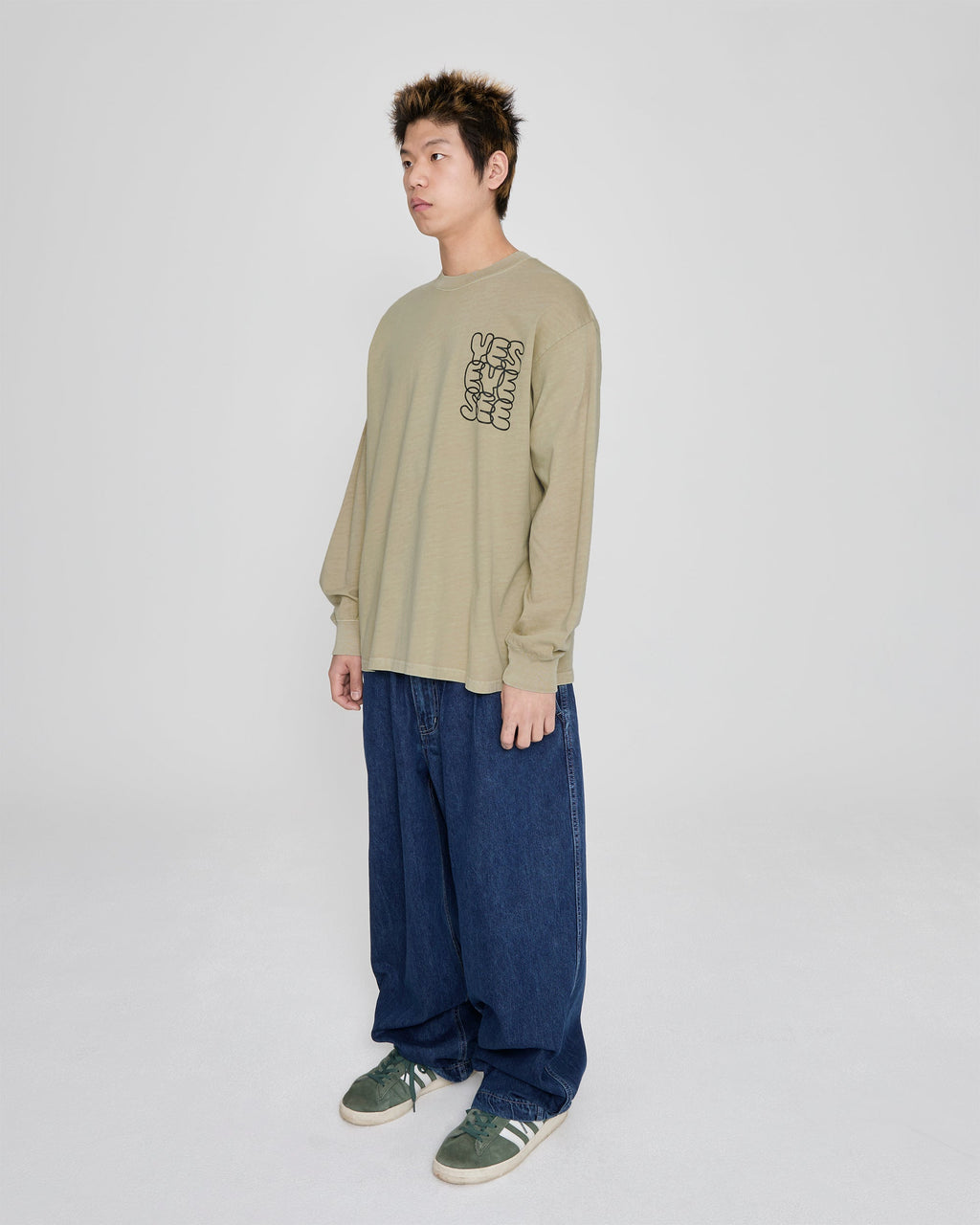 yeseyesee - C-Logo Pigment L/S (Beige) product image 8 | TRAB K-Fashion Australia