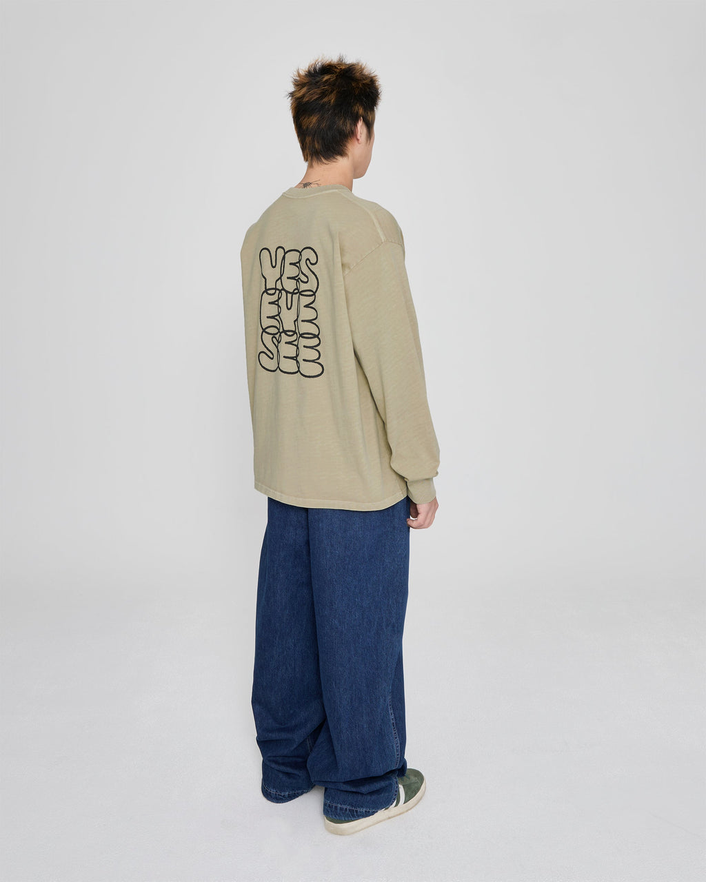 yeseyesee - C-Logo Pigment L/S (Beige) product image 9 | TRAB K-Fashion Australia