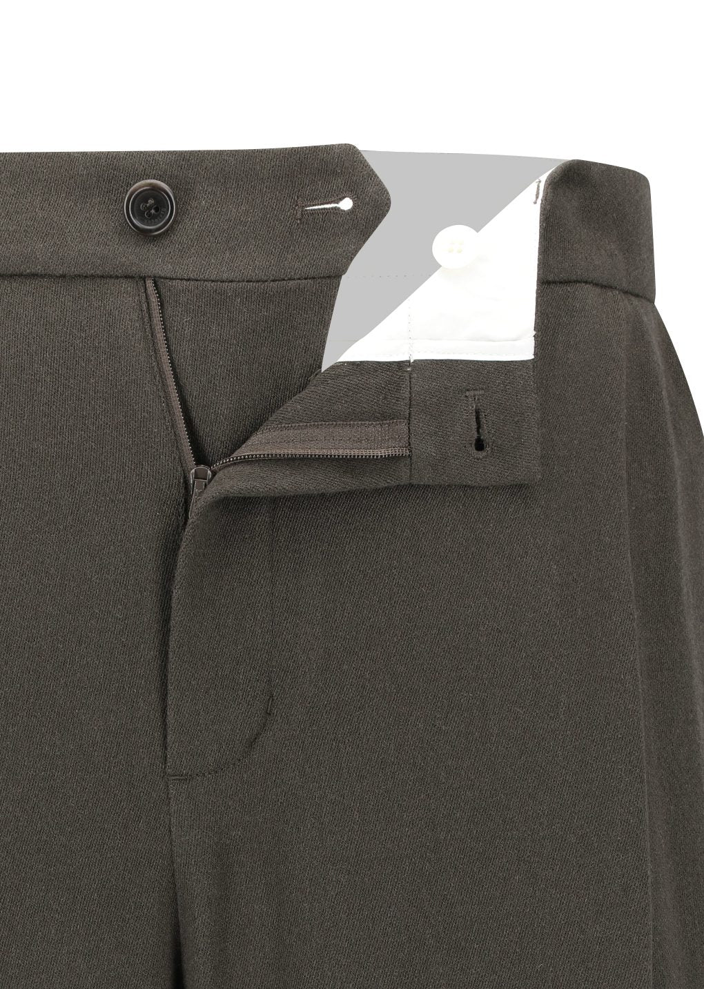 Amomento - Tapered wool pants (Brown) product image 10 | TRAB K-Fashion Australia