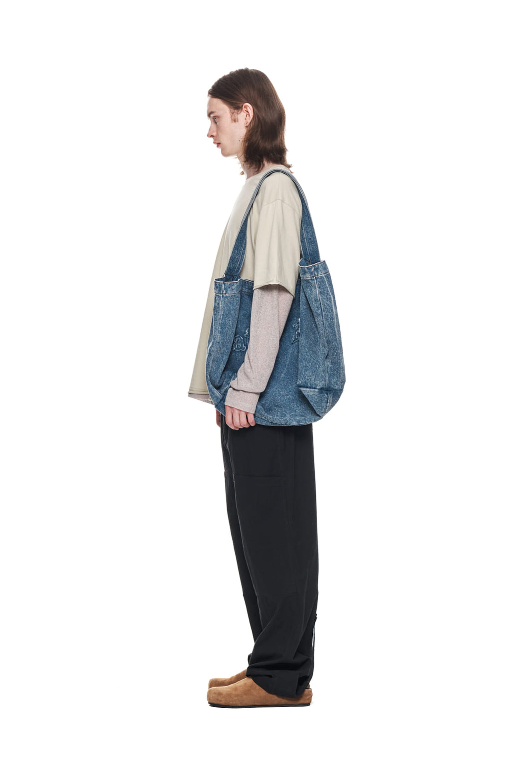 Matin Kim - Button Roll Up Double Knee Pants (Black) product image 6 | TRAB K-Fashion Australia