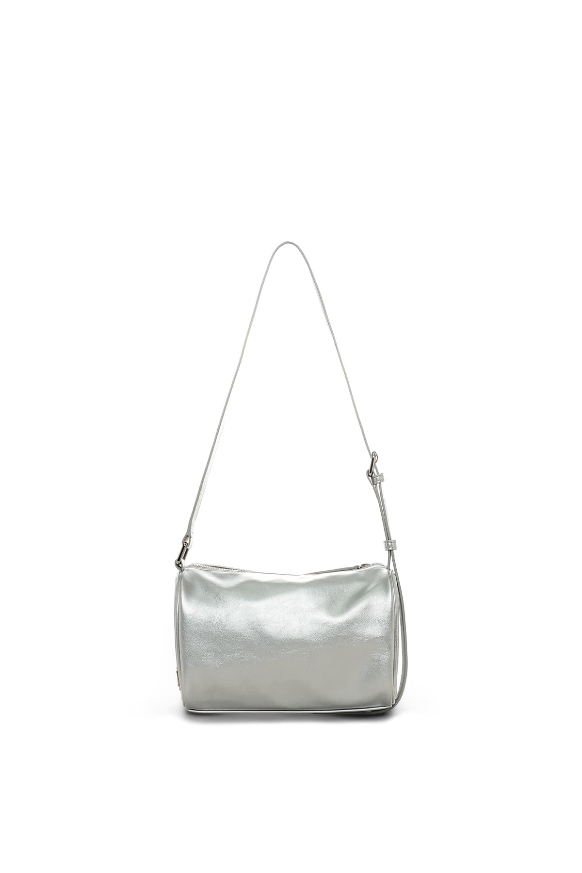 Matin Kim - Front Shirring Ribbon Mini Bag (Silver) product image 3 | TRAB K-Fashion Australia