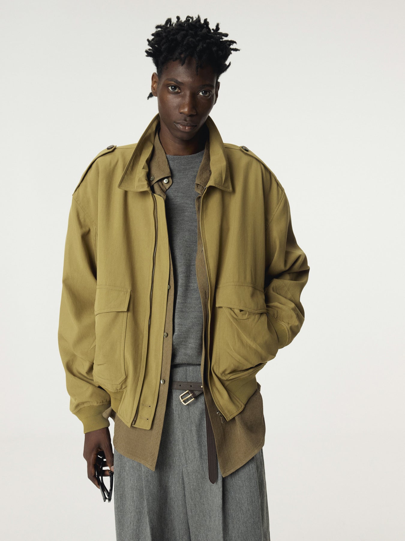 Recto - Vintage Pressed Crease Jumper (Olive) product image 5 | TRAB K-Fashion Australia