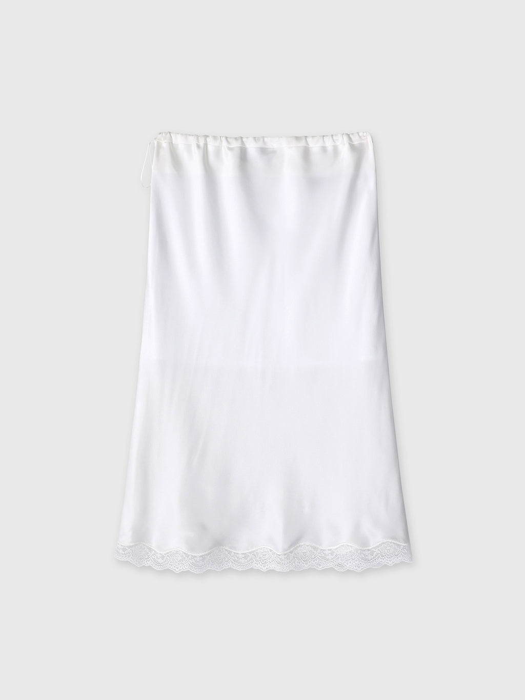 Tonywack - Silk Midi Skirt (Off White) product image 8 | TRAB K-Fashion Australia