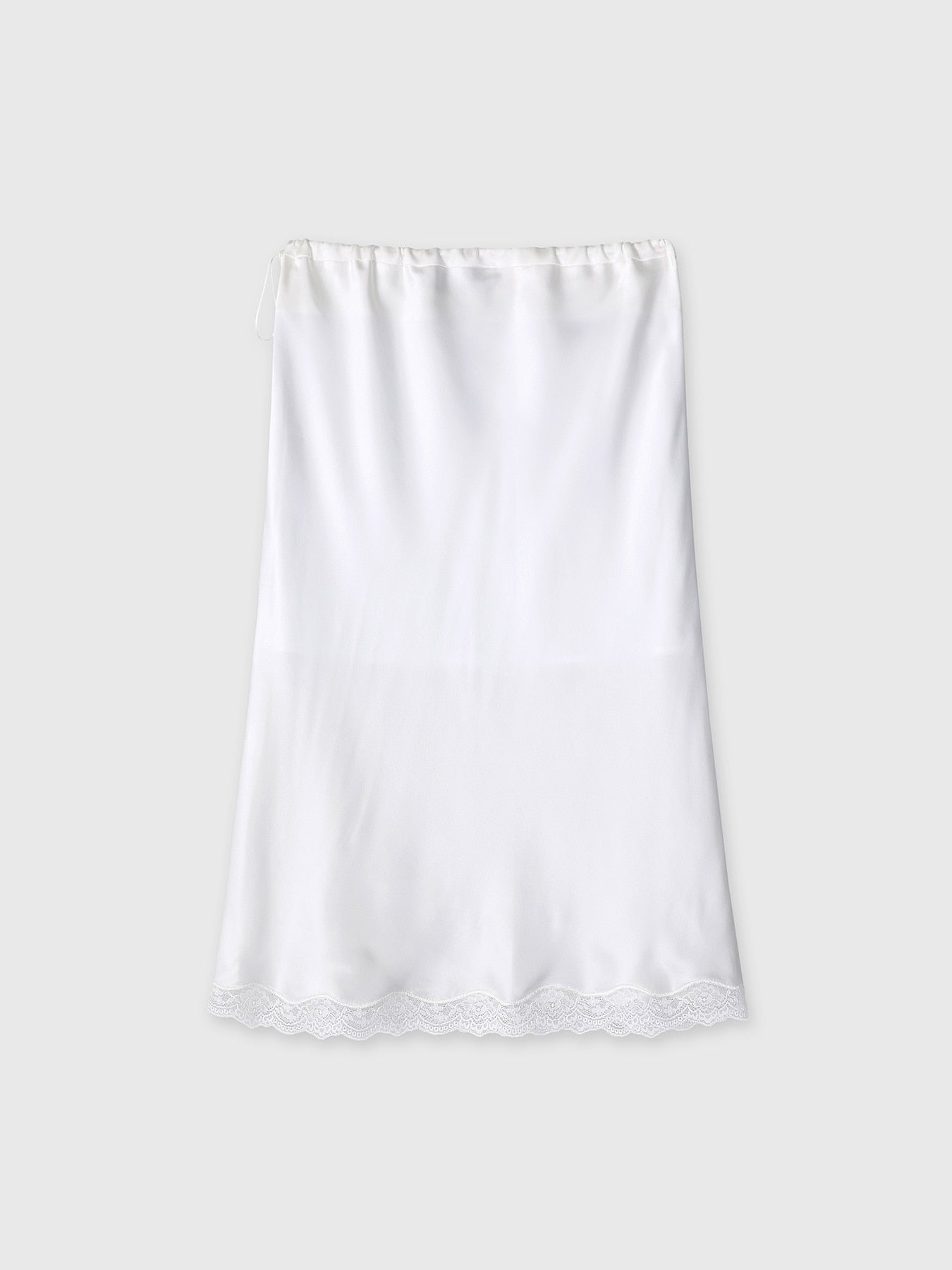 Tonywack - Silk Midi Skirt (Off White) product image 8 | TRAB K-Fashion Australia