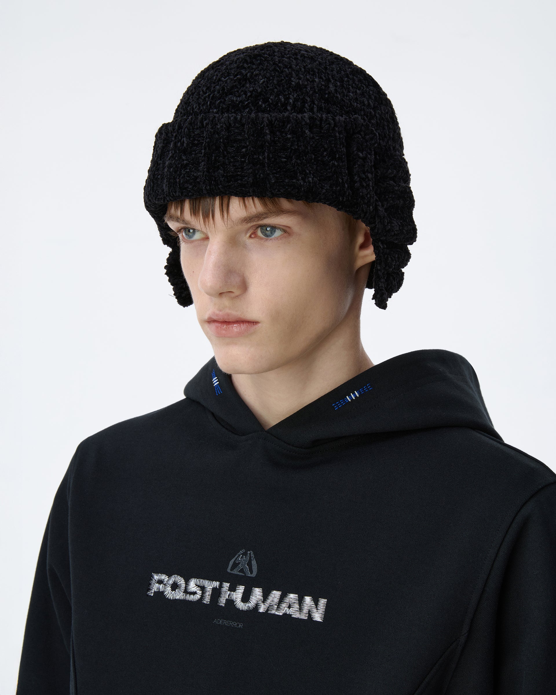 Ader Error - Beanie Product. 75 (Noir) product image 5 | TRAB K-Fashion Australia