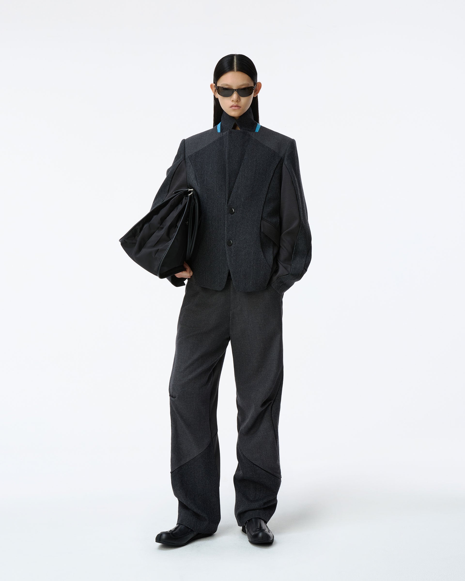 Ader Error - Tressy Blazer Product. 1 (Grey) product image 1 | TRAB K-Fashion Australia