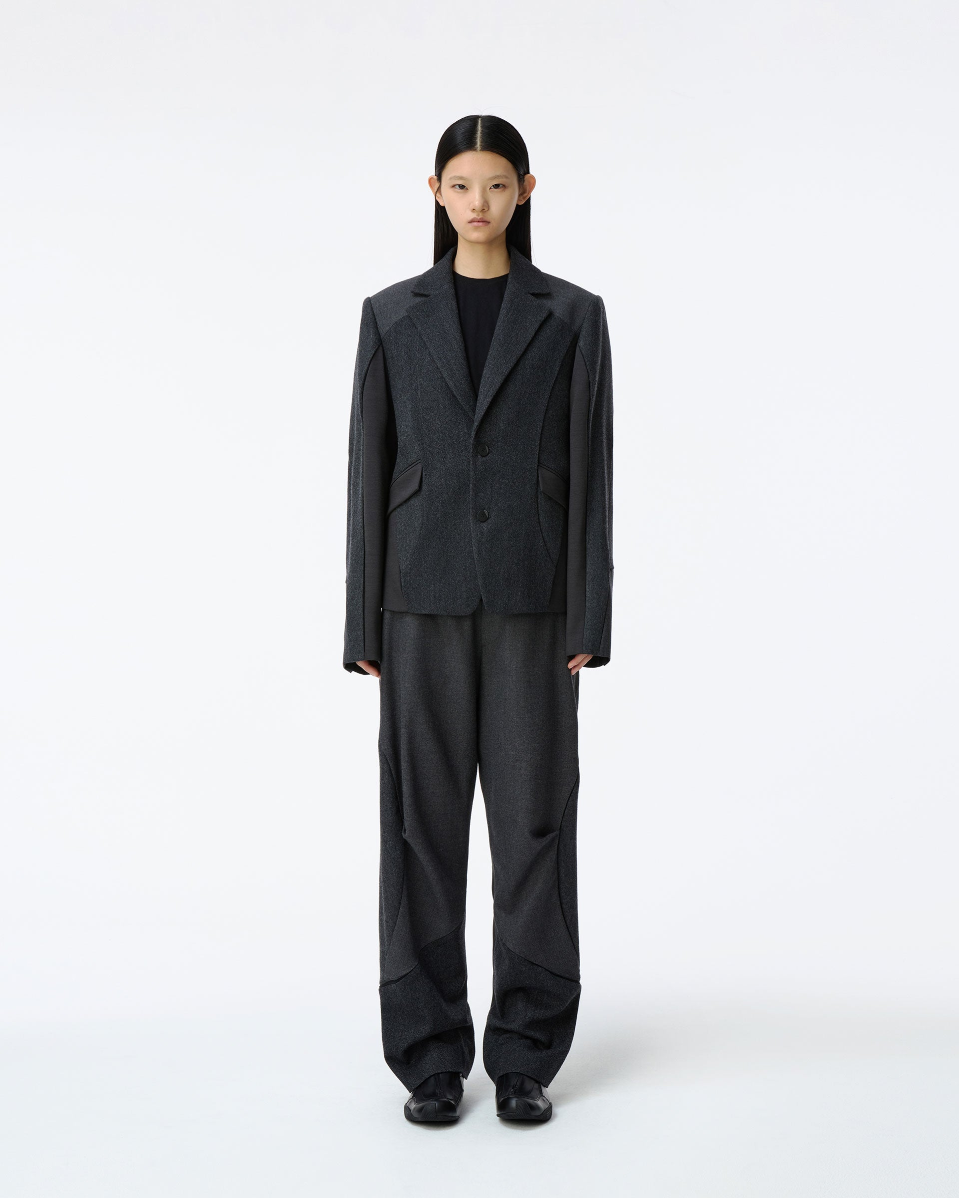 Ader Error - Tressy Blazer Product. 1 (Grey) product image 2 | TRAB K-Fashion Australia