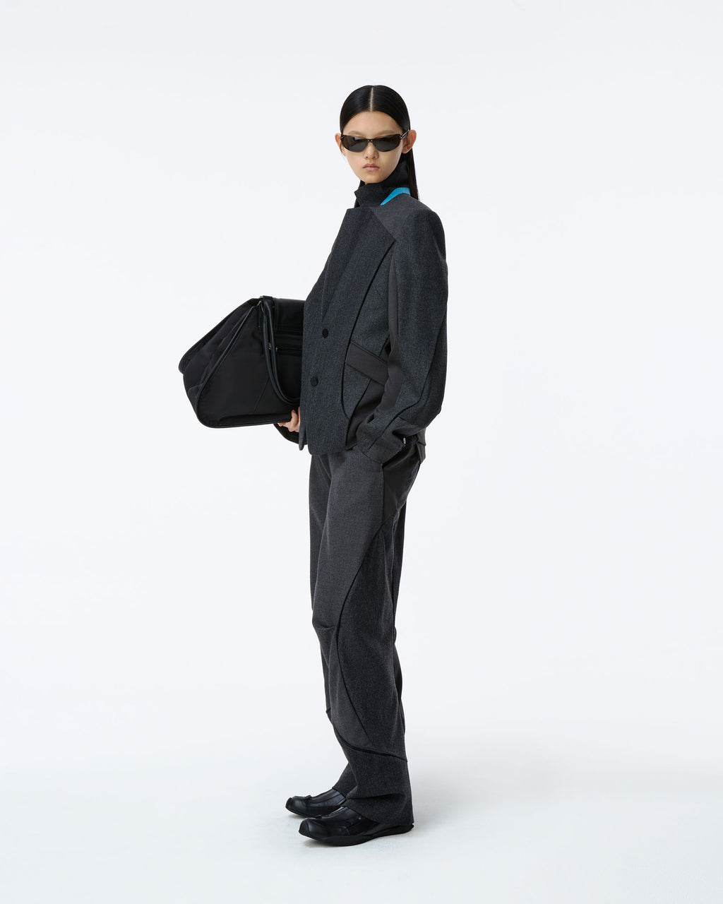 Ader Error - Tressy Blazer Product. 1 (Grey) product image 5 | TRAB K-Fashion Australia