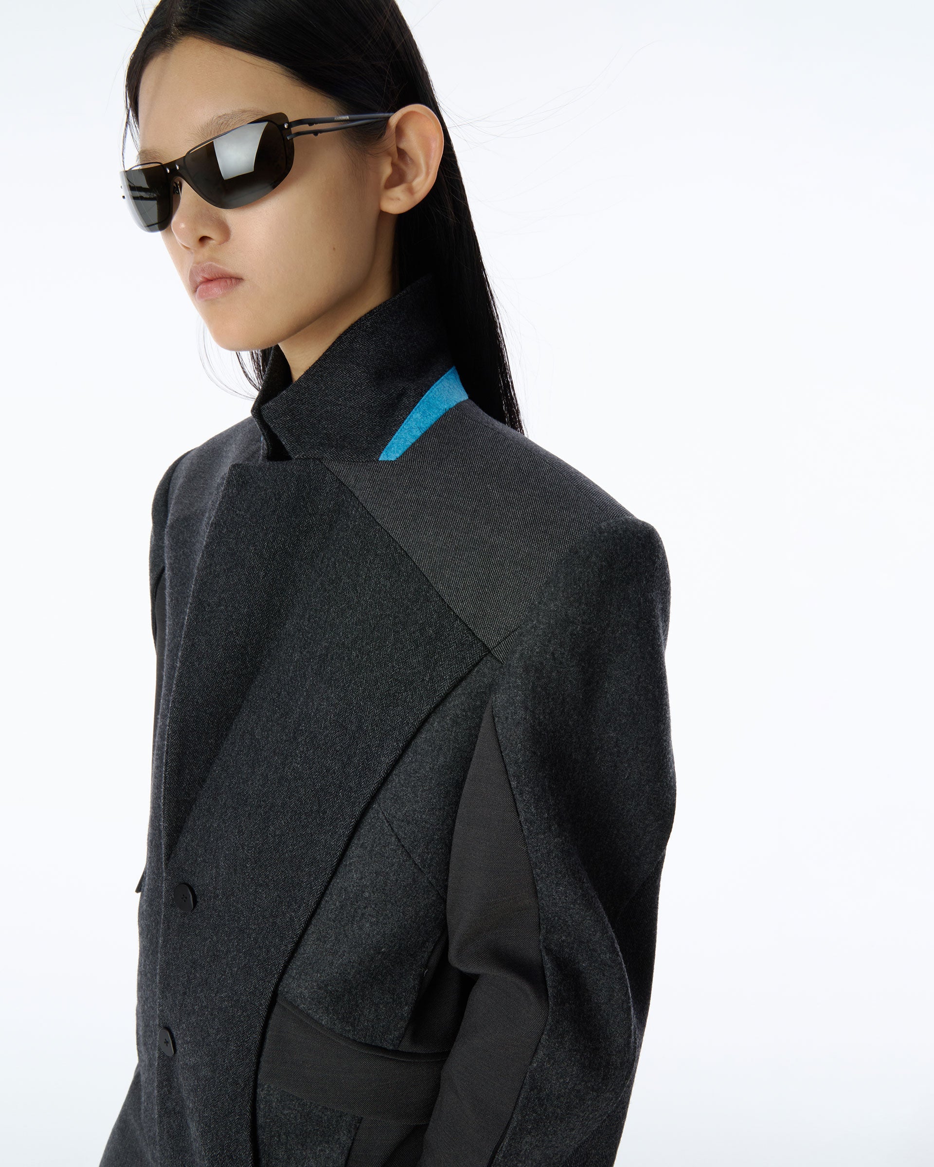 Ader Error - Tressy Blazer Product. 1 (Grey) product image 7 | TRAB K-Fashion Australia