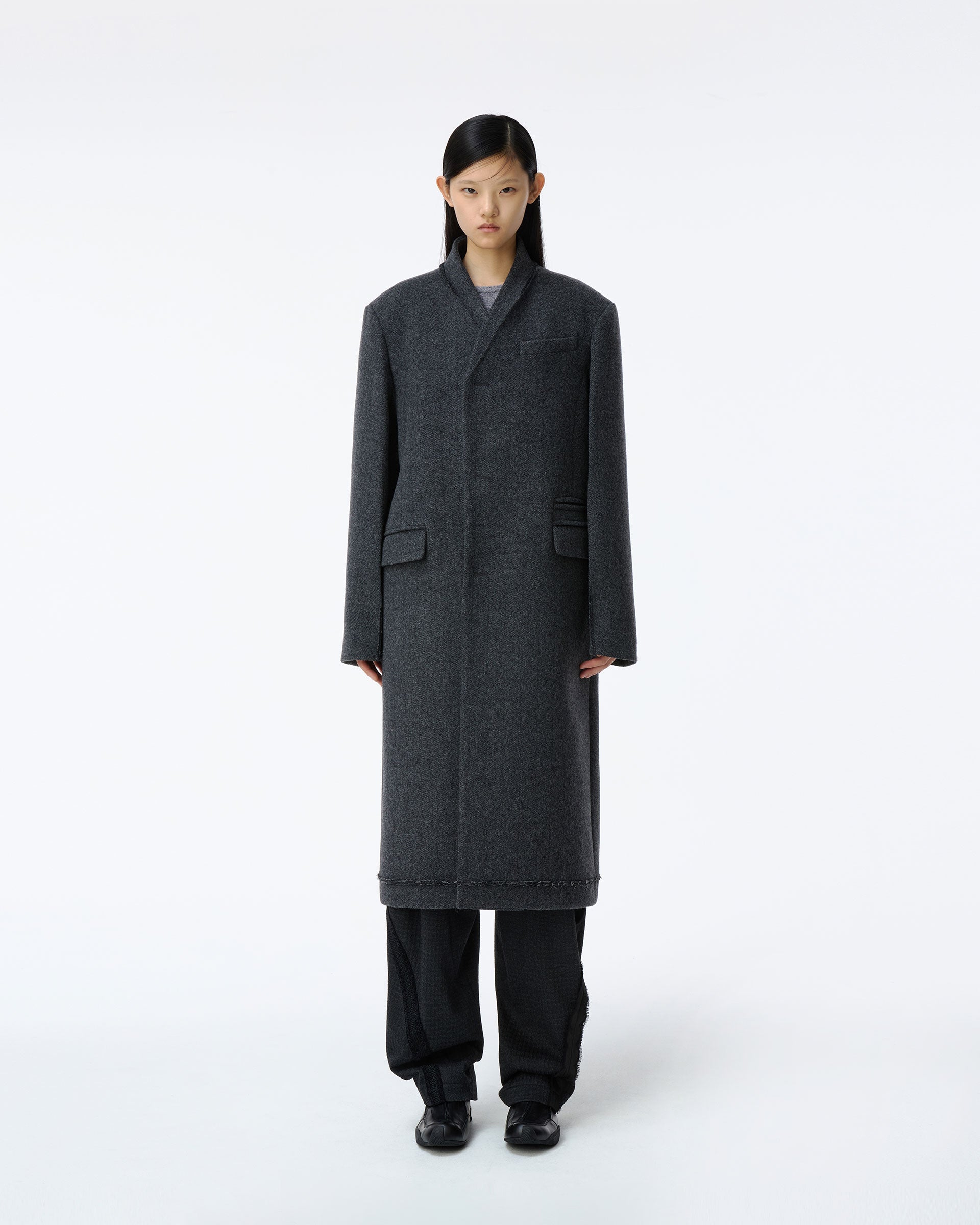Ader Error - Coat Product. 7 (Charcoal) product image 2 | TRAB K-Fashion Australia