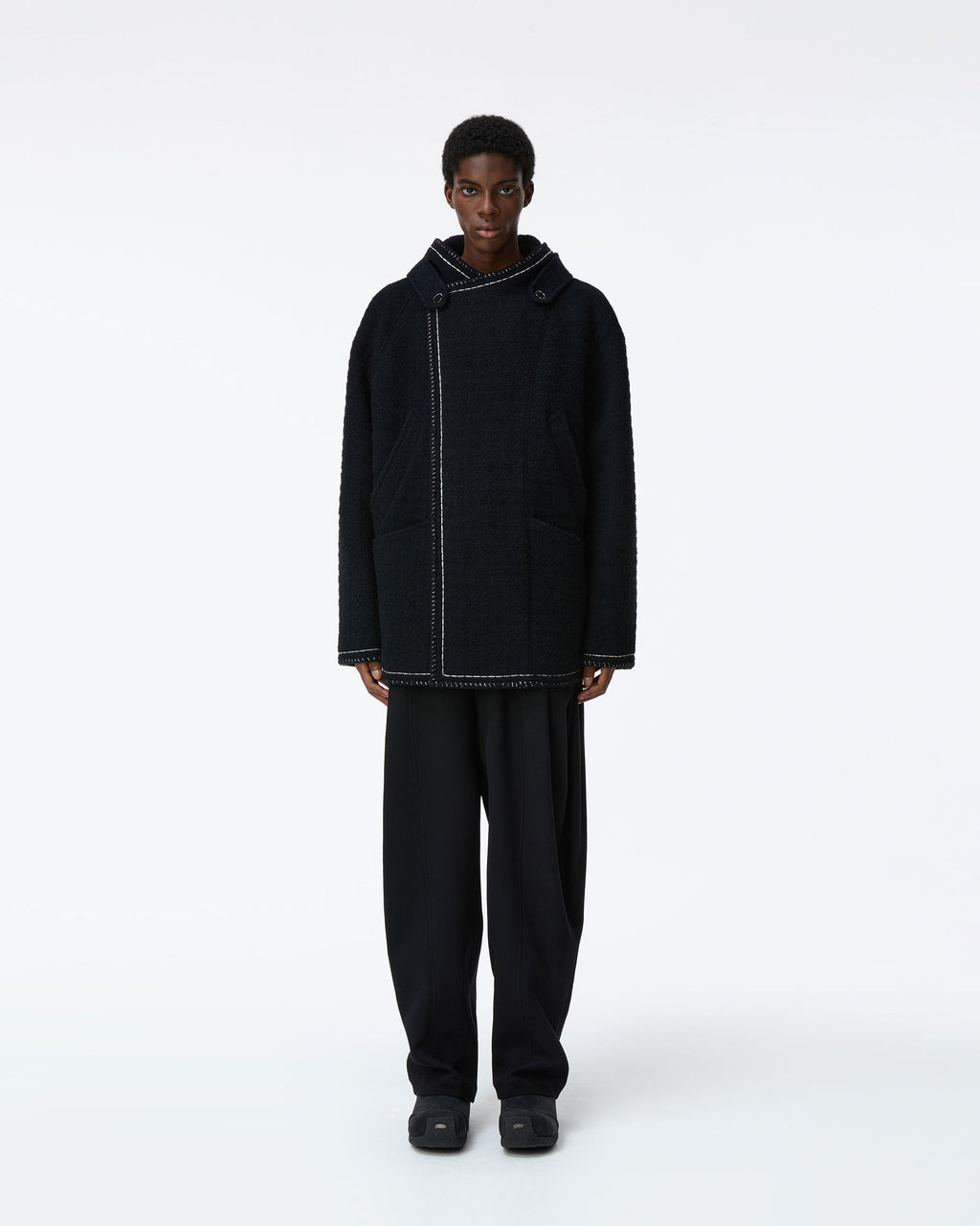 Ader Error - Coat Product. 6 (Noir) product image 2 | TRAB K-Fashion Australia
