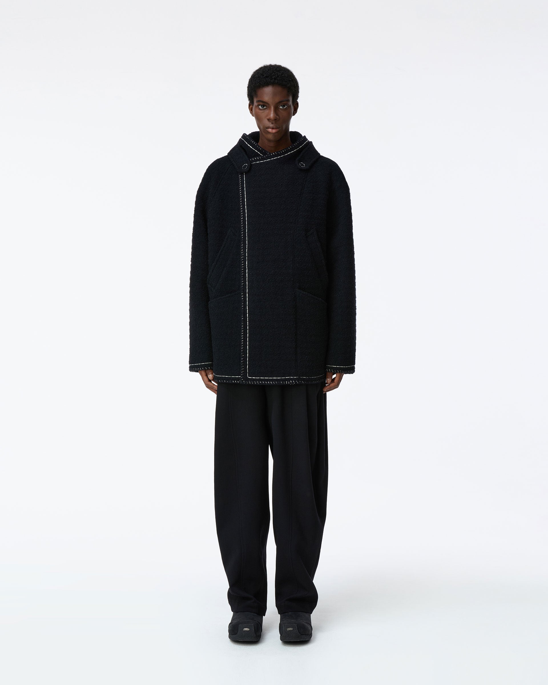 Ader Error - Coat Product. 6 (Noir) product image 2 | TRAB K-Fashion Australia