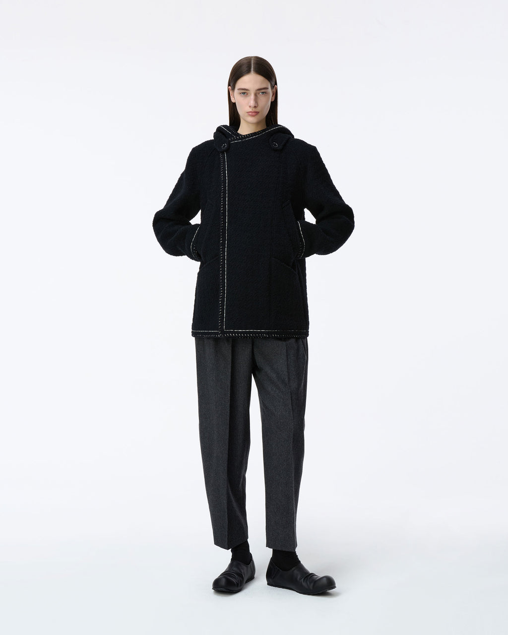 Ader Error - Coat Product. 6 (Noir) product image 1 | TRAB K-Fashion Australia