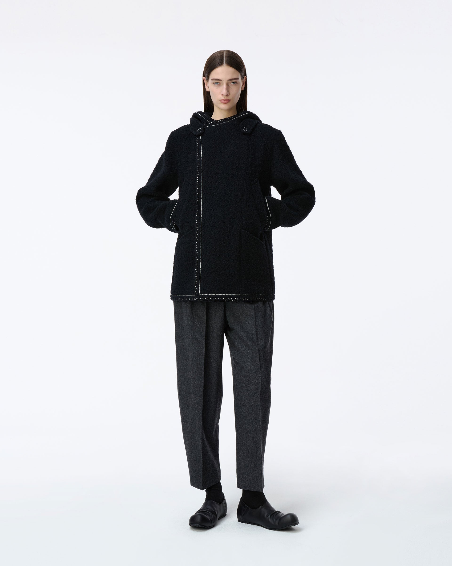 Ader Error - Coat Product. 6 (Noir) product image 1 | TRAB K-Fashion Australia