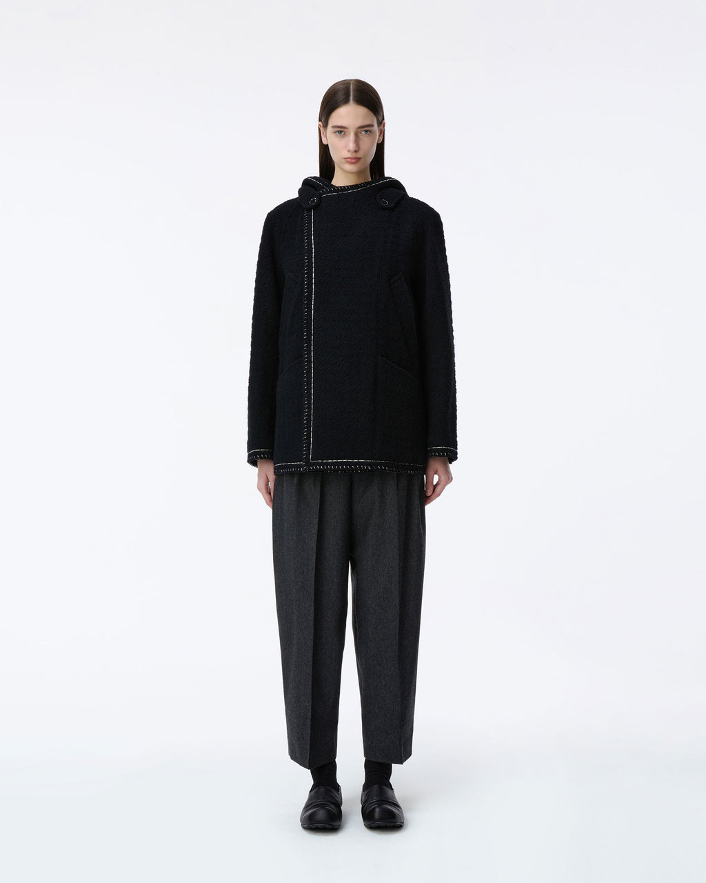 Ader Error - Coat Product. 6 (Noir) product image 2 | TRAB K-Fashion Australia