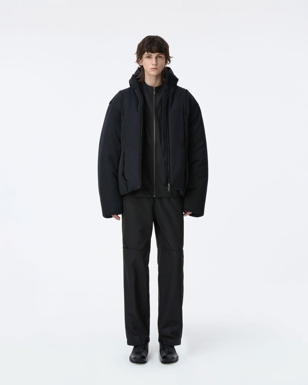 Ader Error - Puffer Jacket Product. 9 (Noir) product image 3 | TRAB K-Fashion Australia