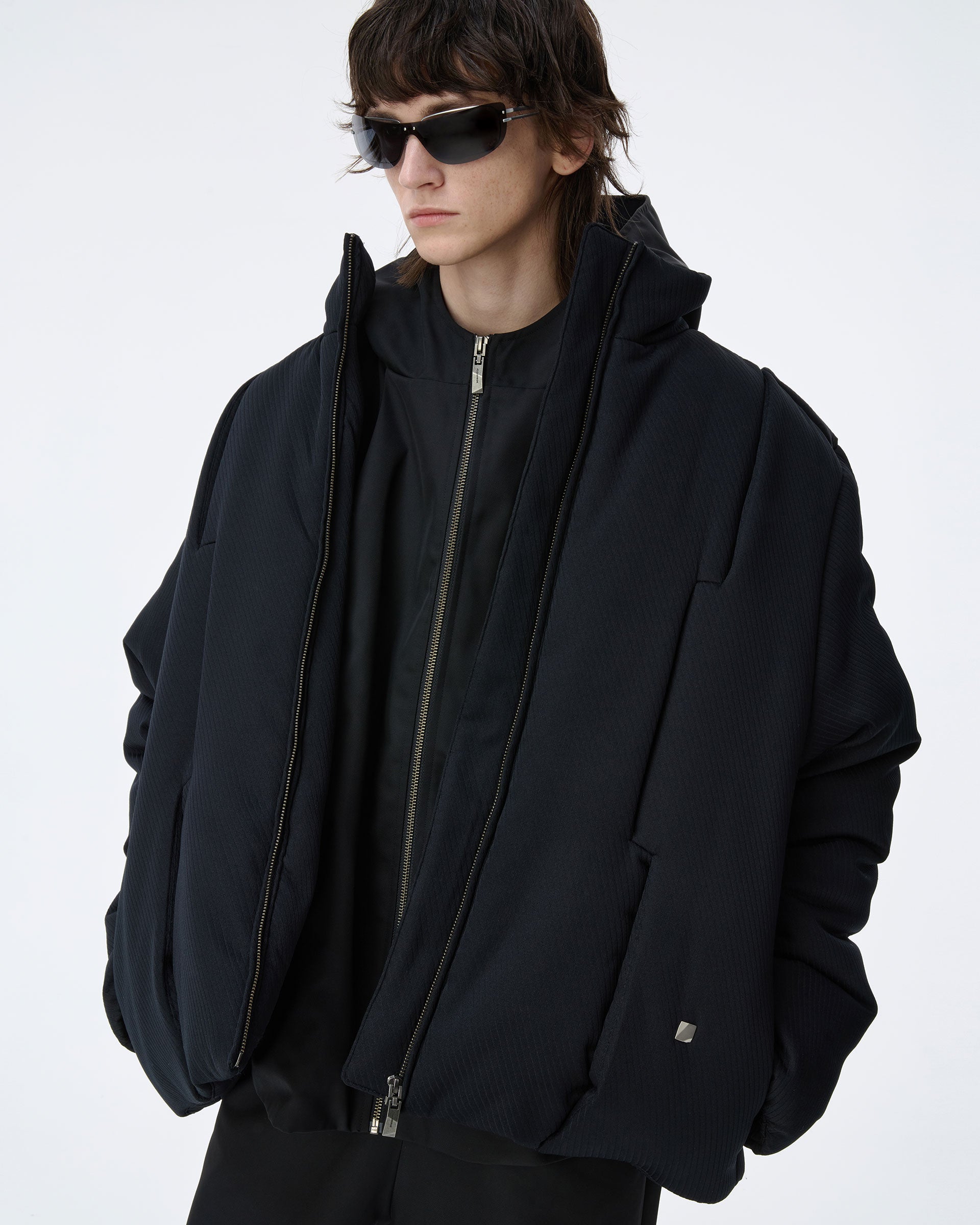 Ader Error - Puffer Jacket Product. 9 (Noir) product image 6 | TRAB K-Fashion Australia
