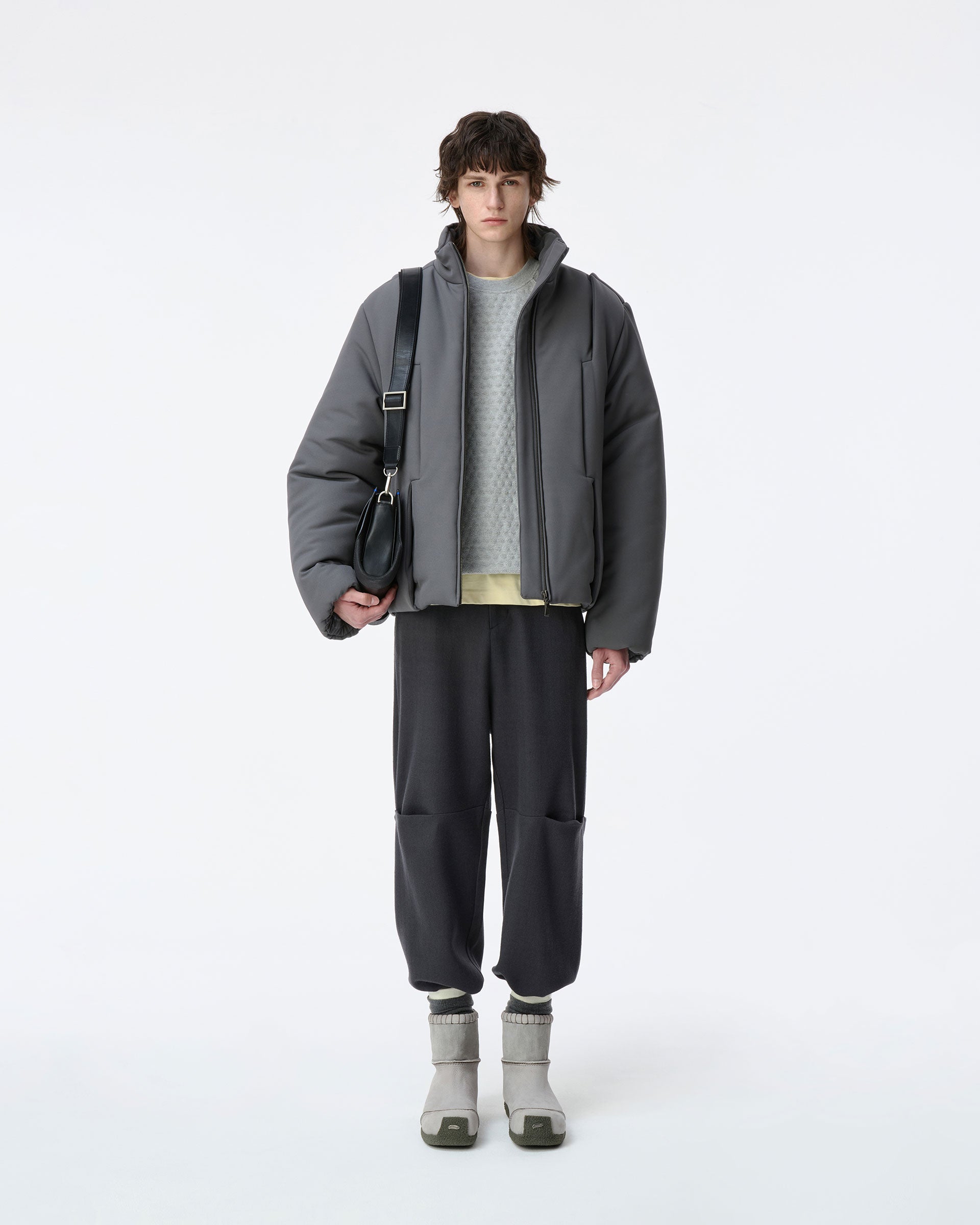 Ader Error - Puffer Jacket Product. 9 (Grey) product image 1 | TRAB K-Fashion Australia