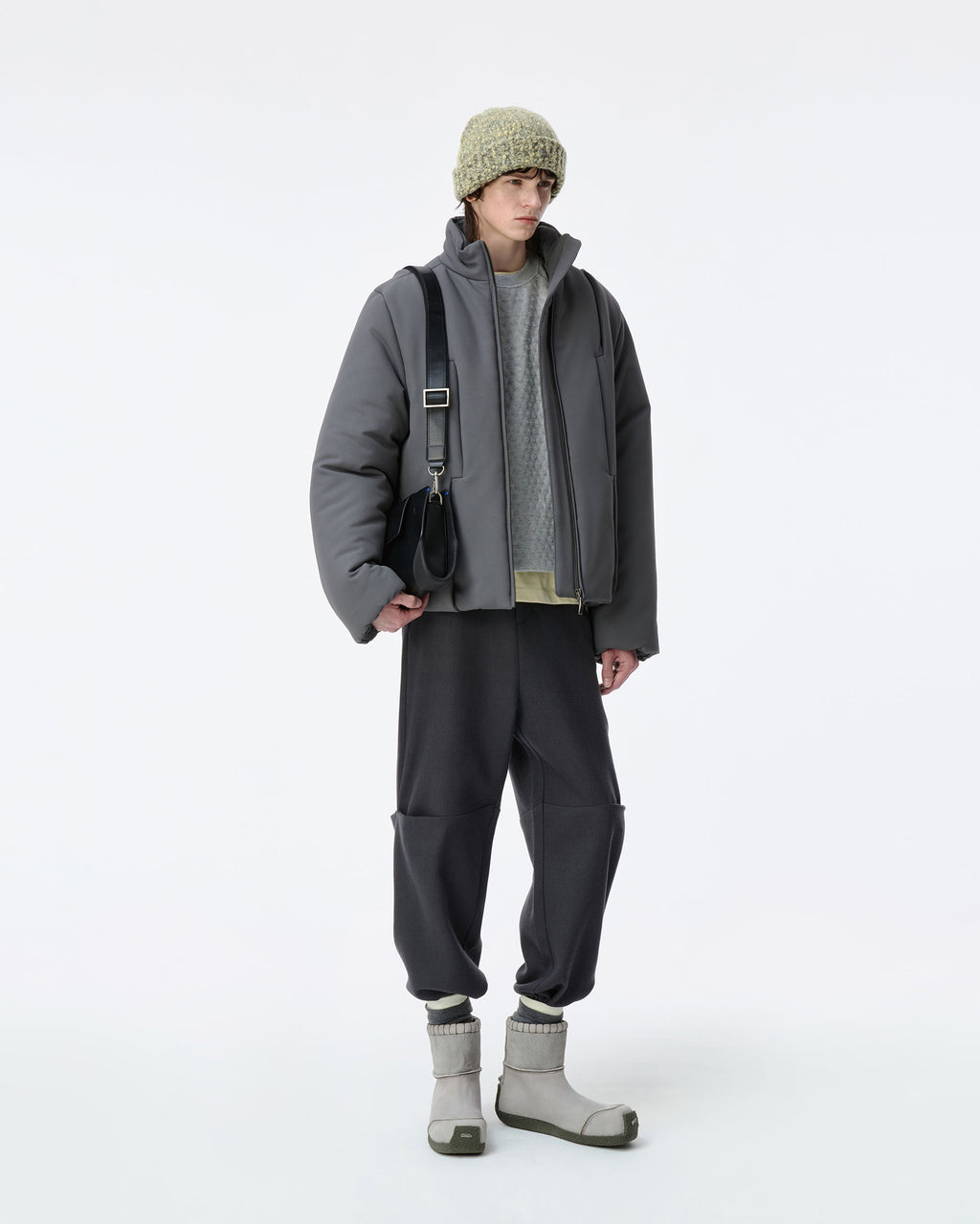 Ader Error - Puffer Jacket Product. 9 (Grey) product image 4 | TRAB K-Fashion Australia