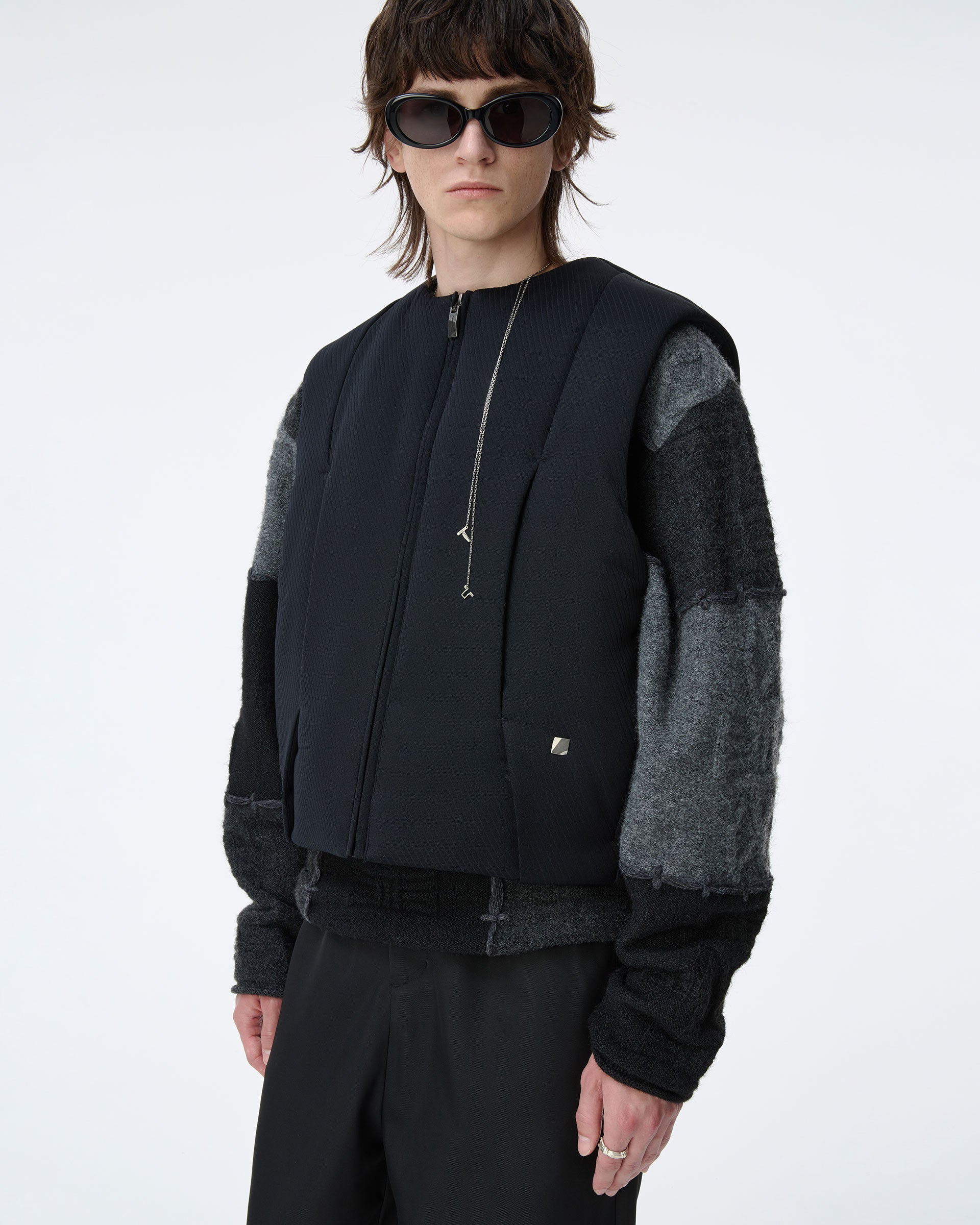 Ader Error - Puffer Vest Product. 8 (Noir) product image 6 | TRAB K-Fashion Australia
