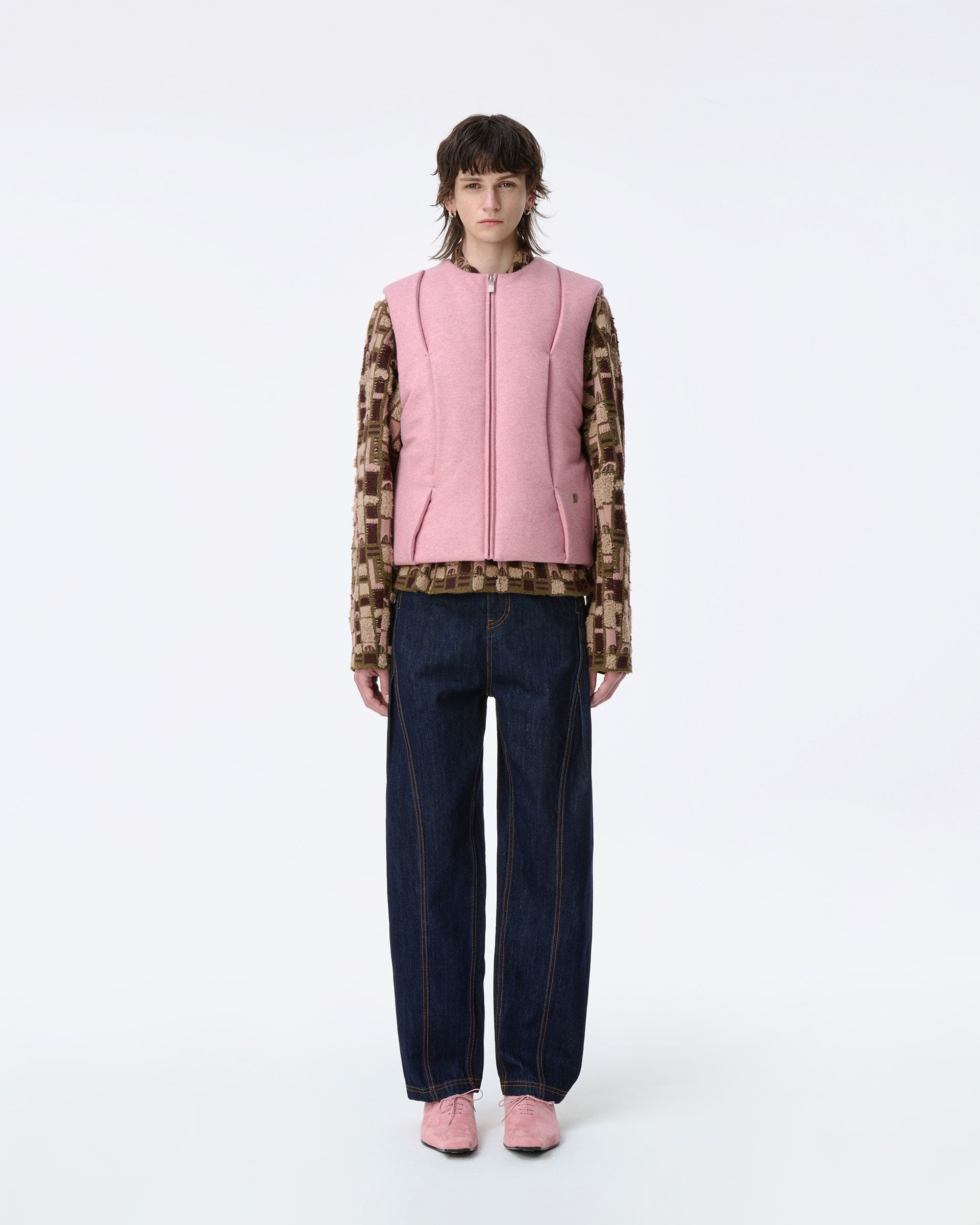 Ader Error - Puffer Vest Product. 8 (Pink) product image 2 | TRAB K-Fashion Australia