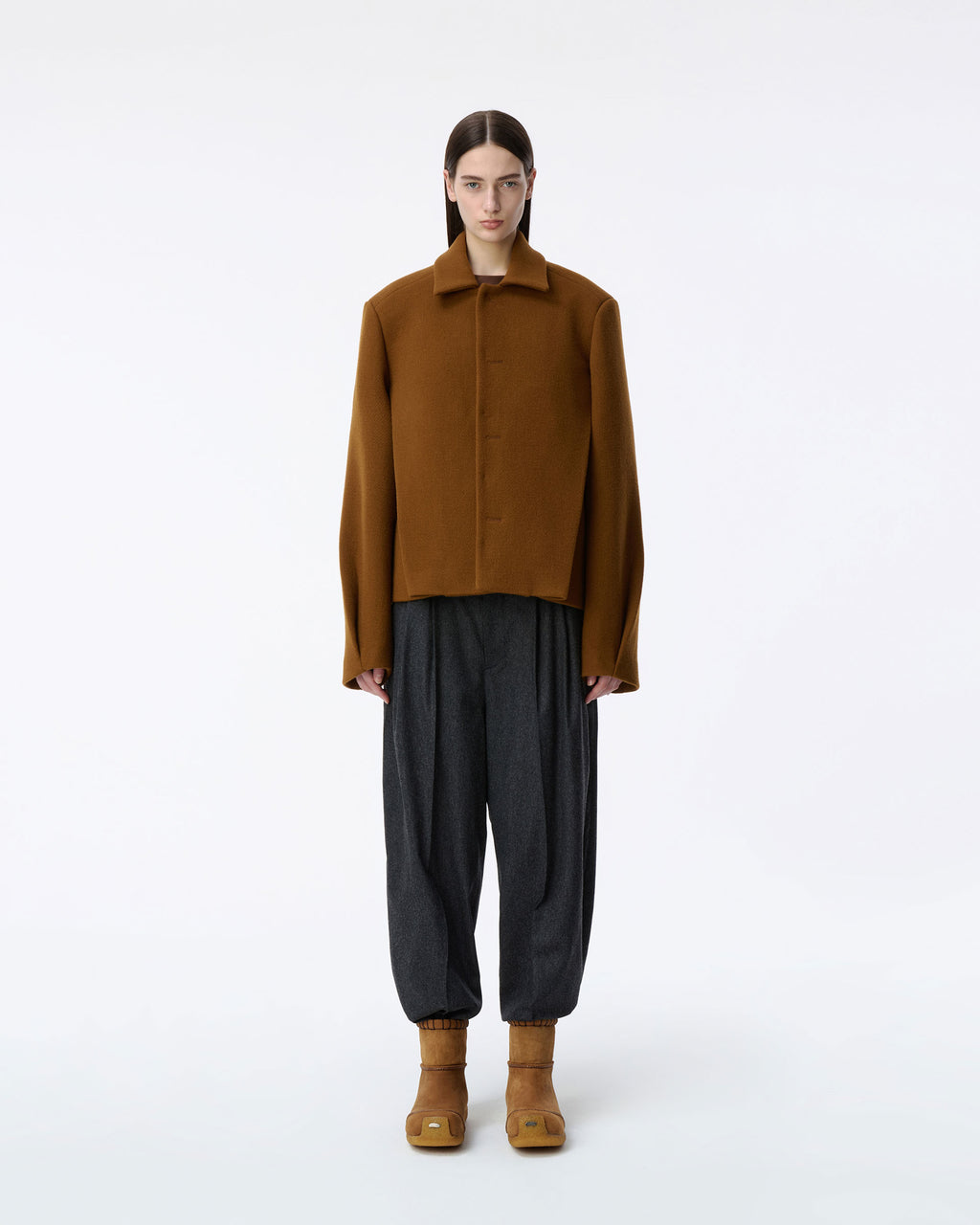 Ader Error - Jacket Product. 18 (Brown) product image 2 | TRAB K-Fashion Australia