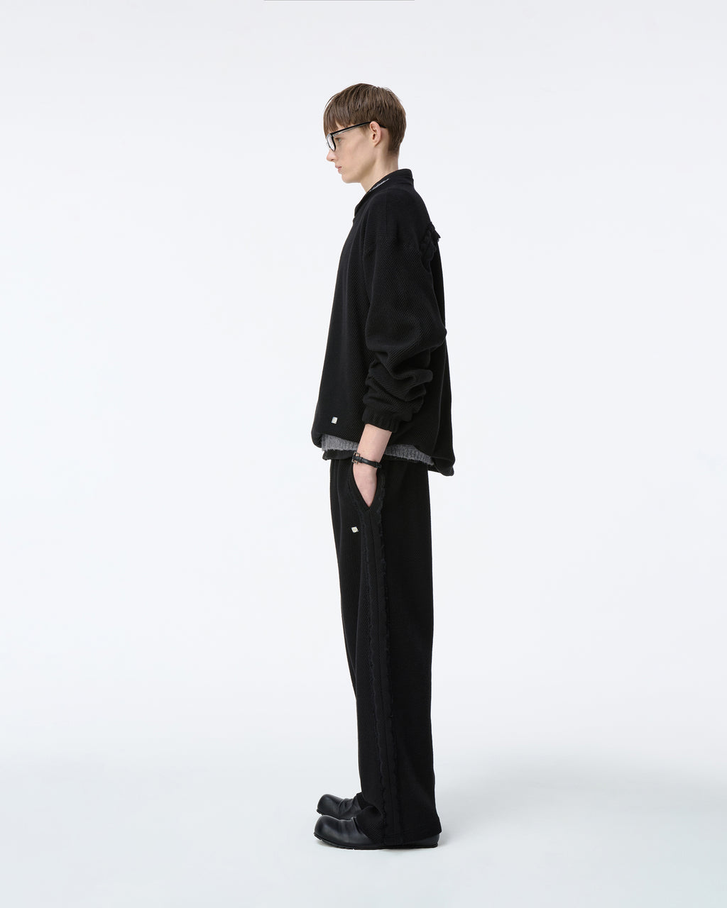 Ader Error - Sweatpants Product. 63 (Noir) product image 4 | TRAB K-Fashion Australia