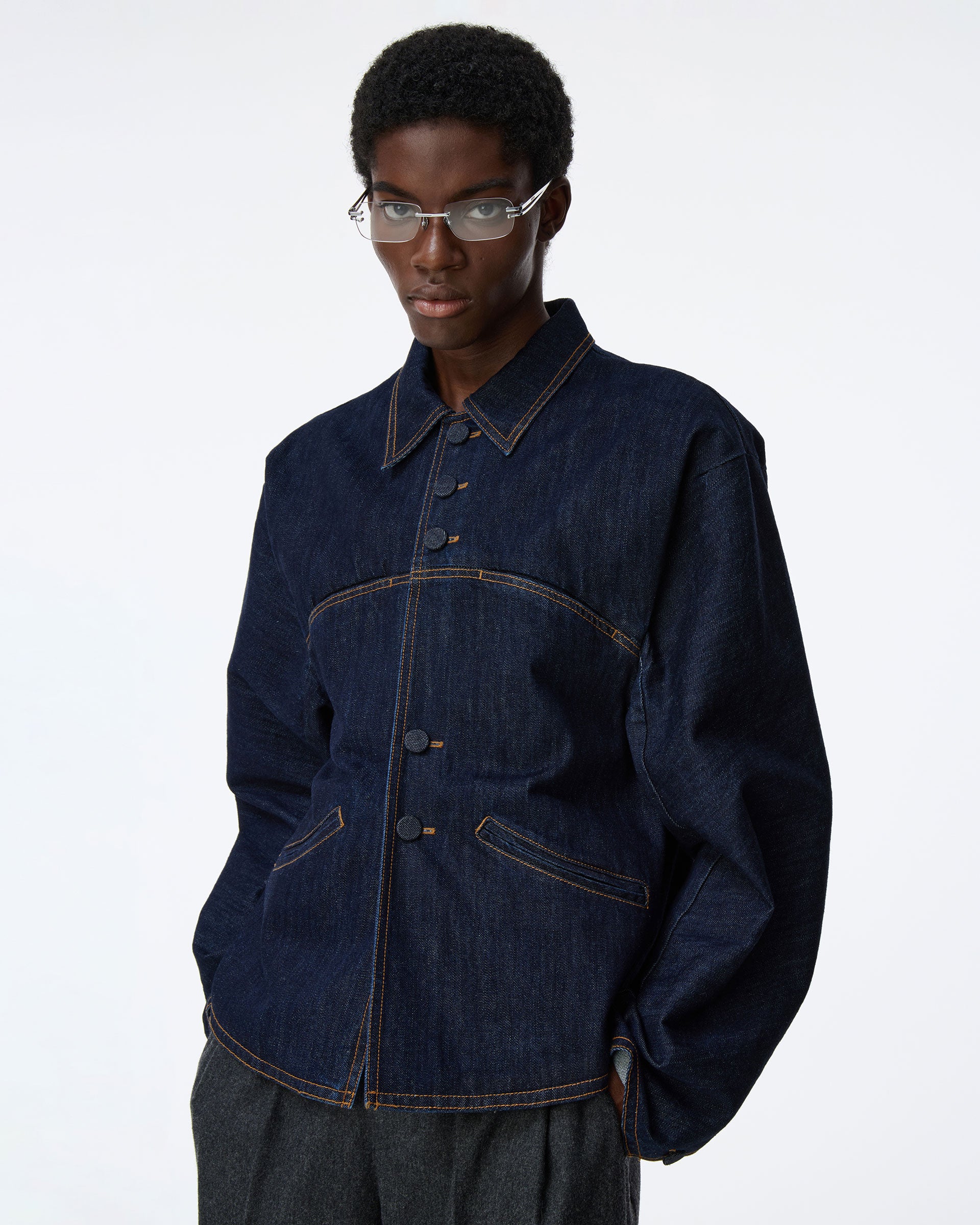Ader Error - Jacket Product. 23 (Blue) product image 5 | TRAB K-Fashion Australia