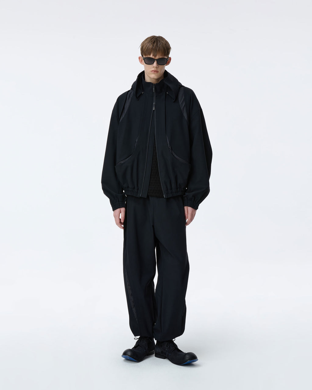 Ader Error - Tressy Track Jacket Product. 16 (Noir) product image 1 | TRAB K-Fashion Australia
