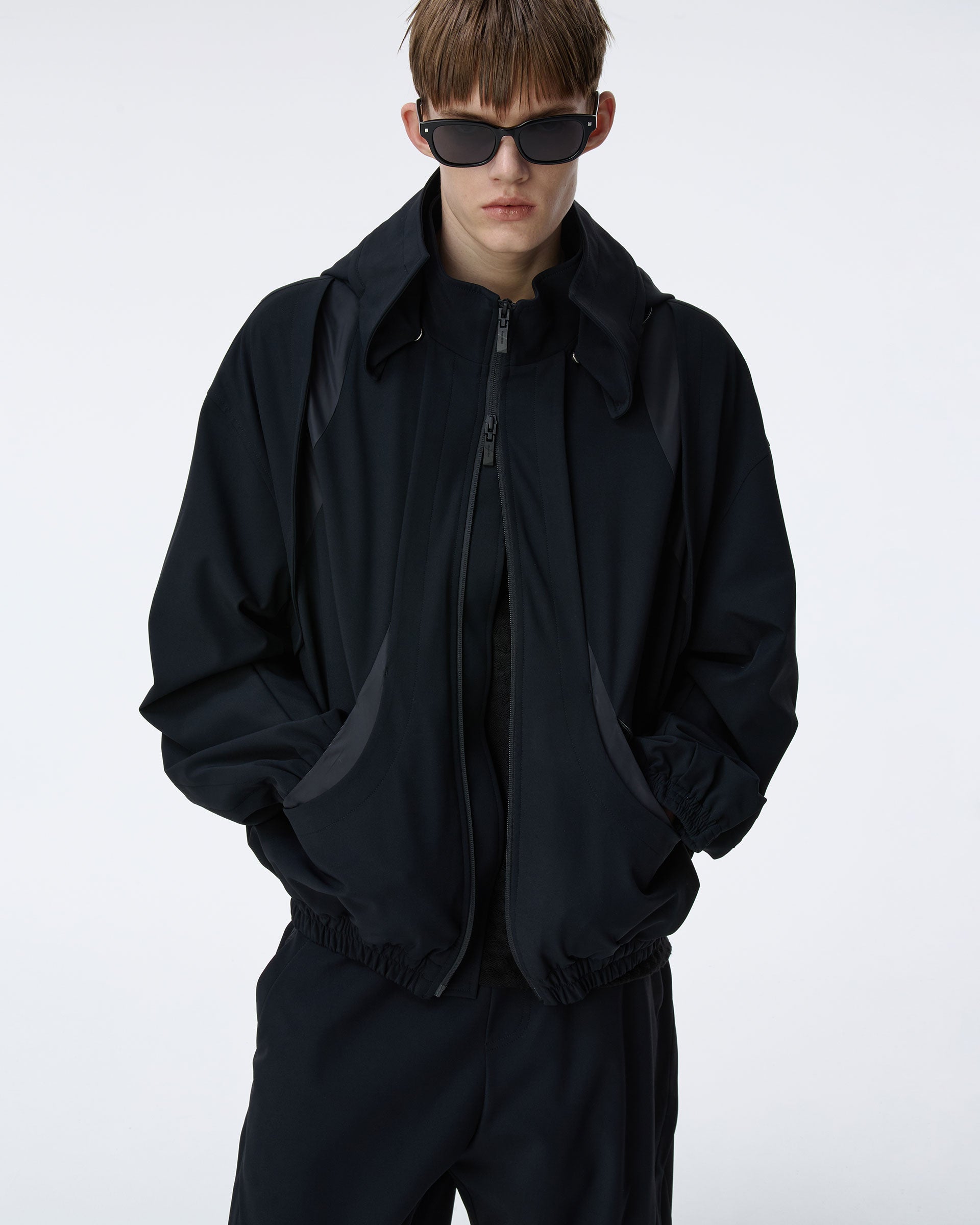 Ader Error - Tressy Track Jacket Product. 16 (Noir) product image 4 | TRAB K-Fashion Australia
