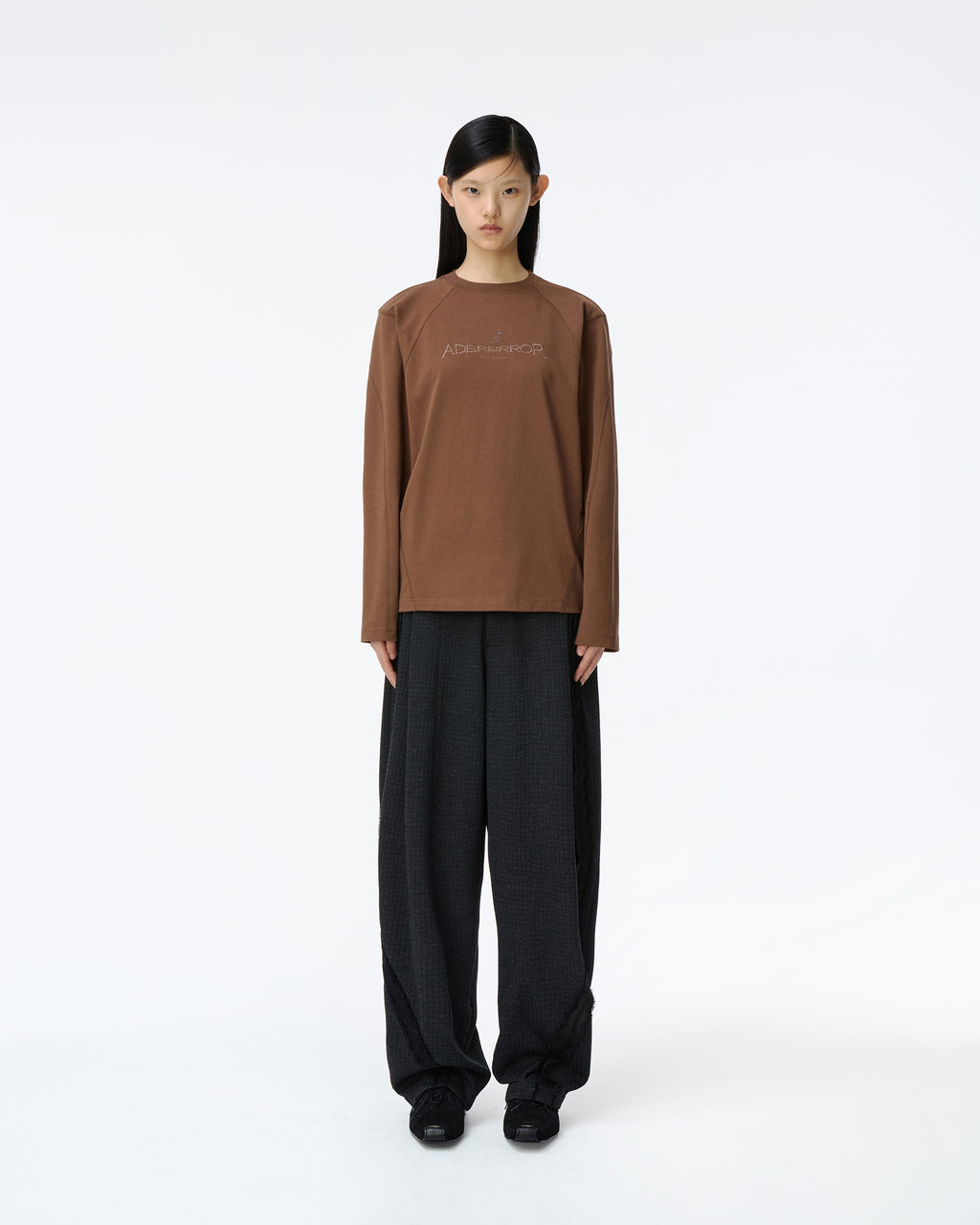 Ader Error - Titan T-shirt Product. 50 (Brown) product image 2 | TRAB K-Fashion Australia