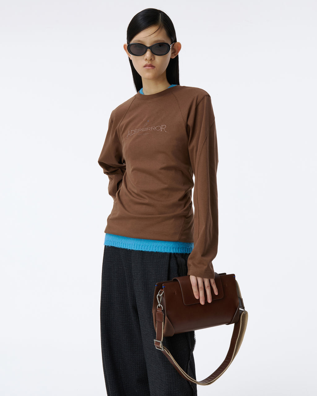 Ader Error - Titan T-shirt Product. 50 (Brown) product image 5 | TRAB K-Fashion Australia