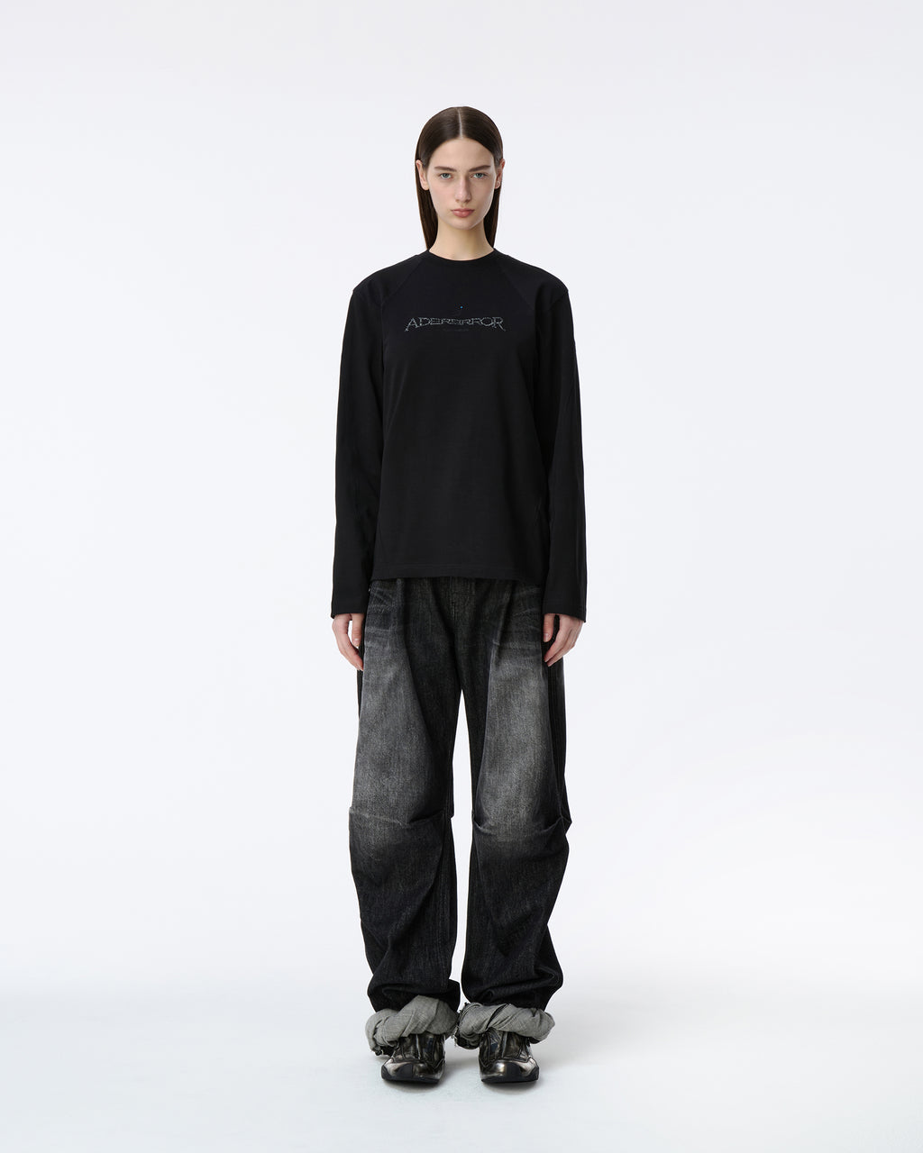 Ader Error - Titan T-shirt Product. 50 (Noir) product image 2 | TRAB K-Fashion Australia