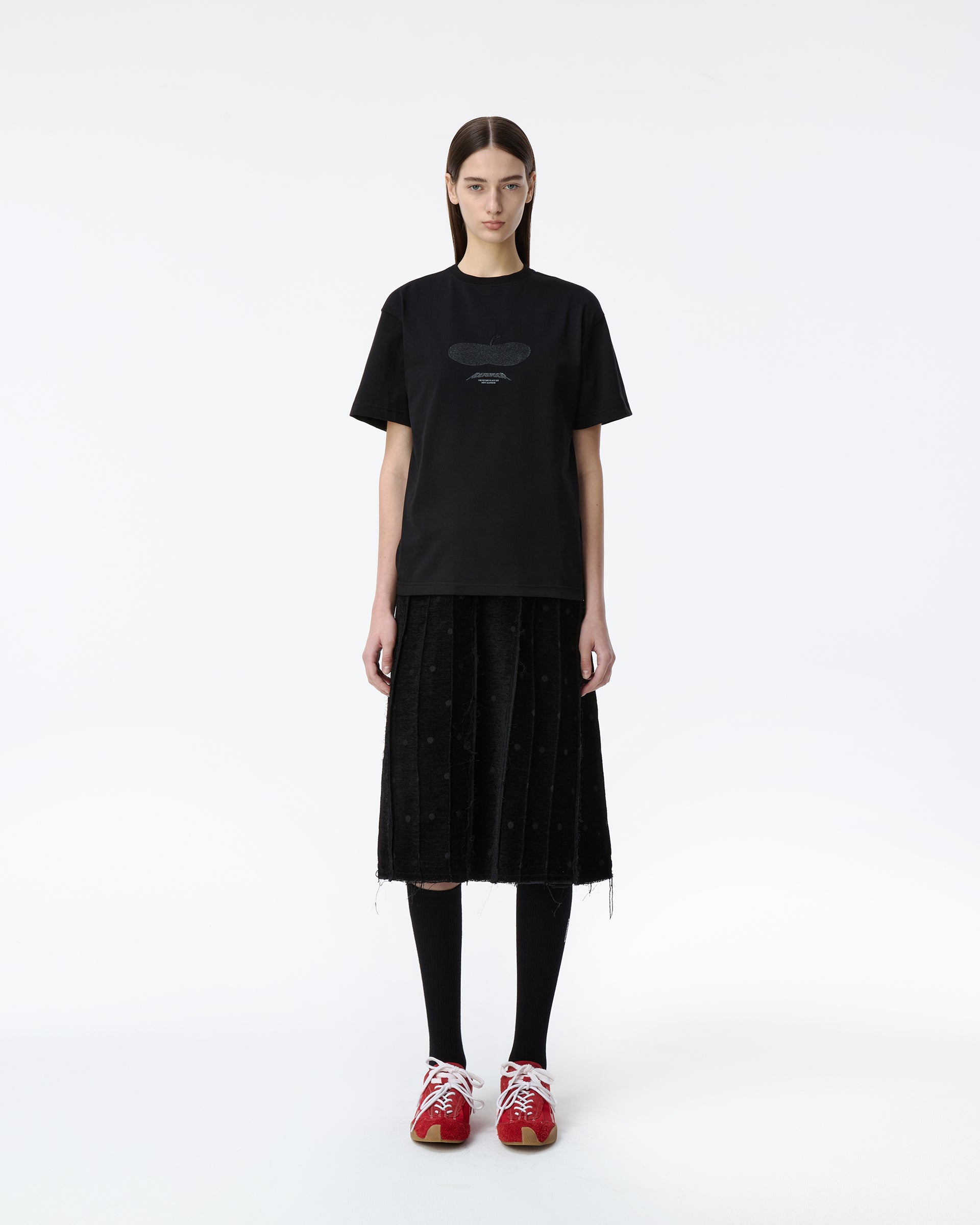 Ader Error - Press Apple T-shirt Product. 47 (Noir) product image 2 | TRAB K-Fashion Australia