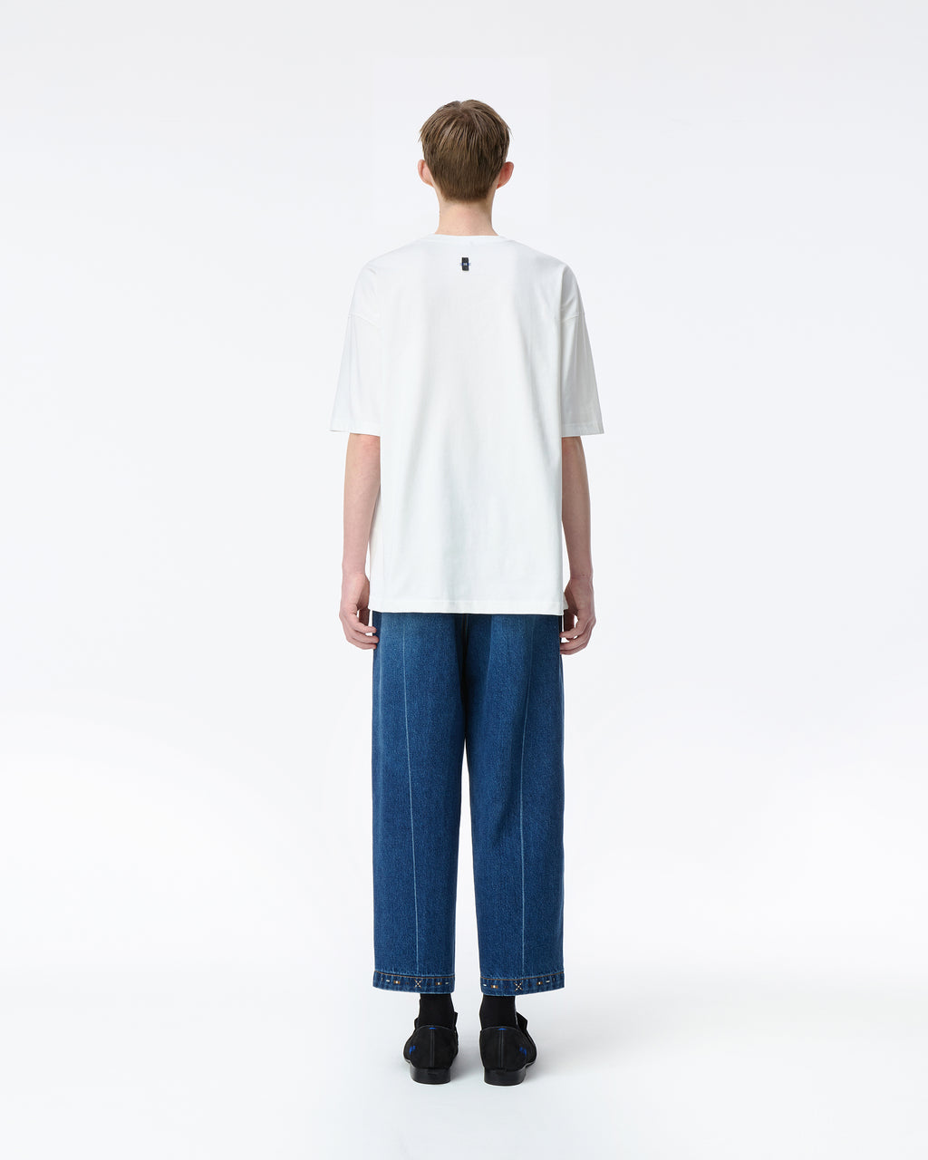 Ader Error - Press Apple T-shirt Product. 46 (Off White) product image 3 | TRAB K-Fashion Australia