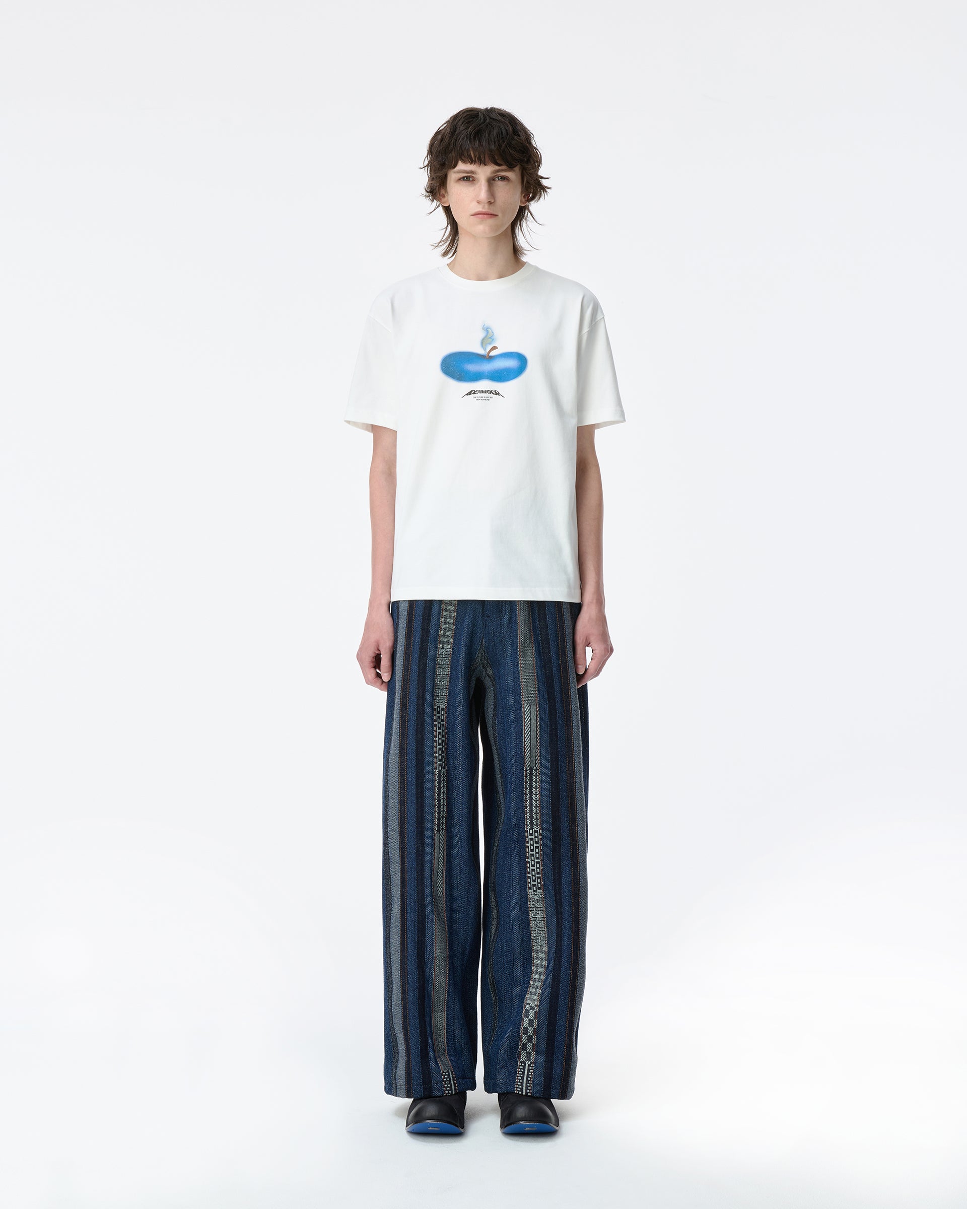 Ader Error - Press Apple T-shirt Product. 46 (Off White) product image 2 | TRAB K-Fashion Australia