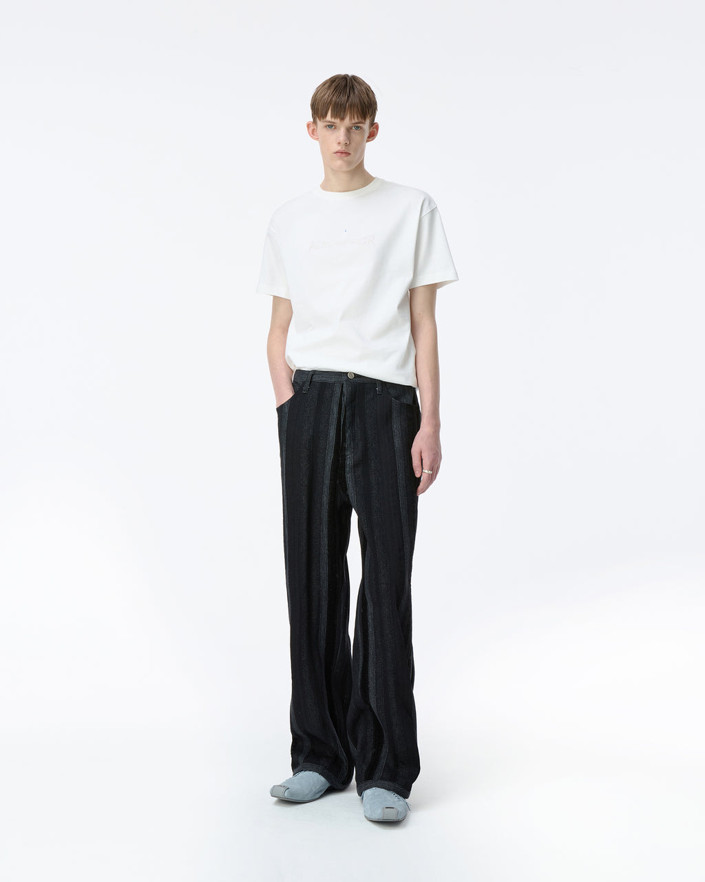 Ader Error - Titan T-shirt Product. 51 (Off White) product image 1 | TRAB K-Fashion Australia