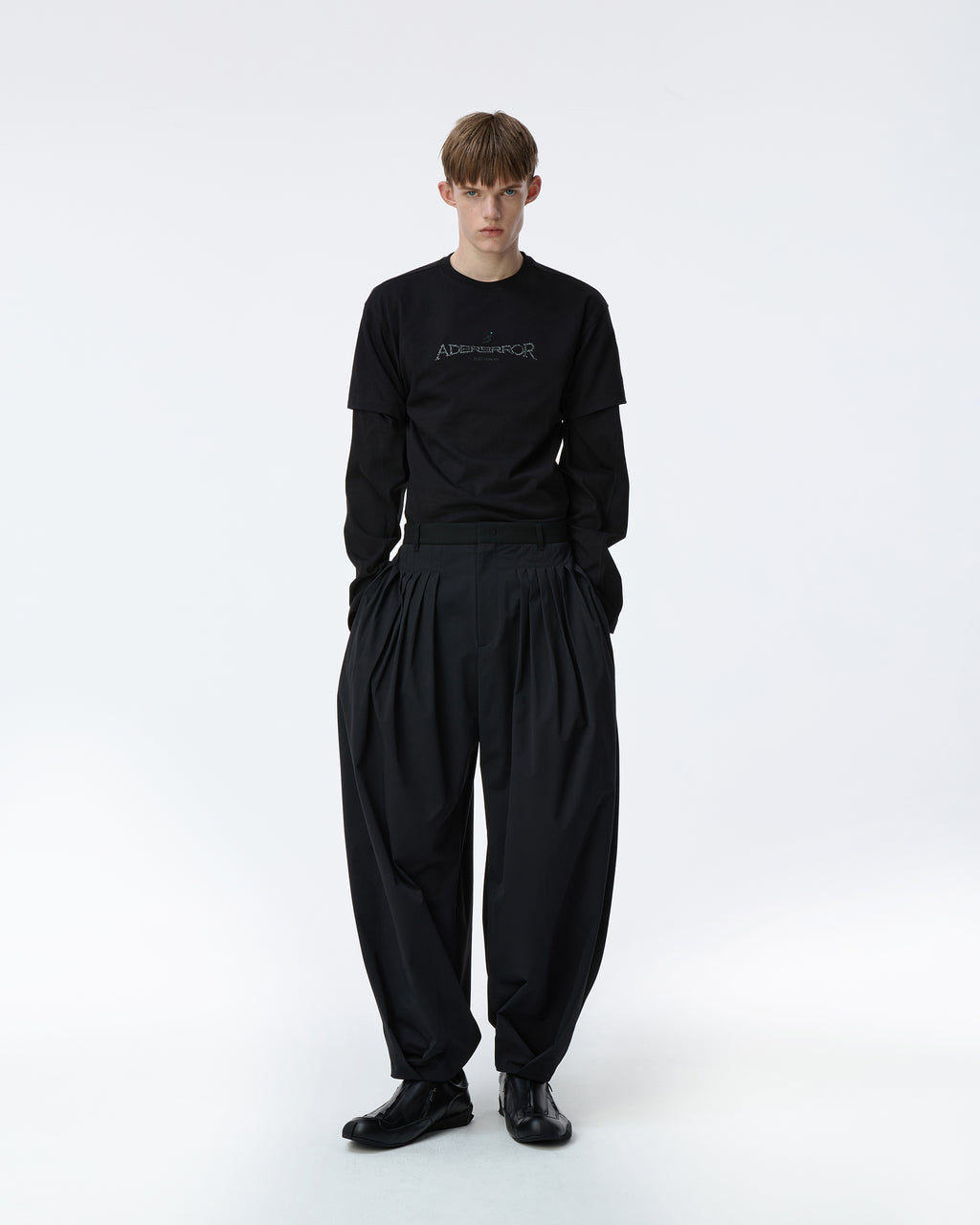 Ader Error - Titan T-shirt Product. 51 (Noir) product image 1 | TRAB K-Fashion Australia