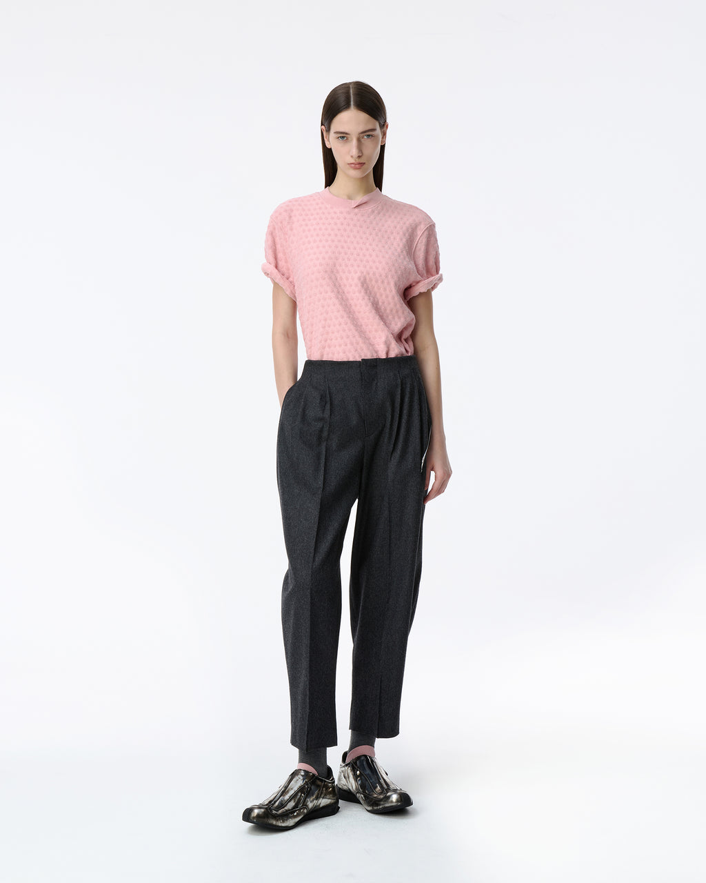 Ader Error - Meadow T-shirt Product. 49 (Pink) product image 1 | TRAB K-Fashion Australia