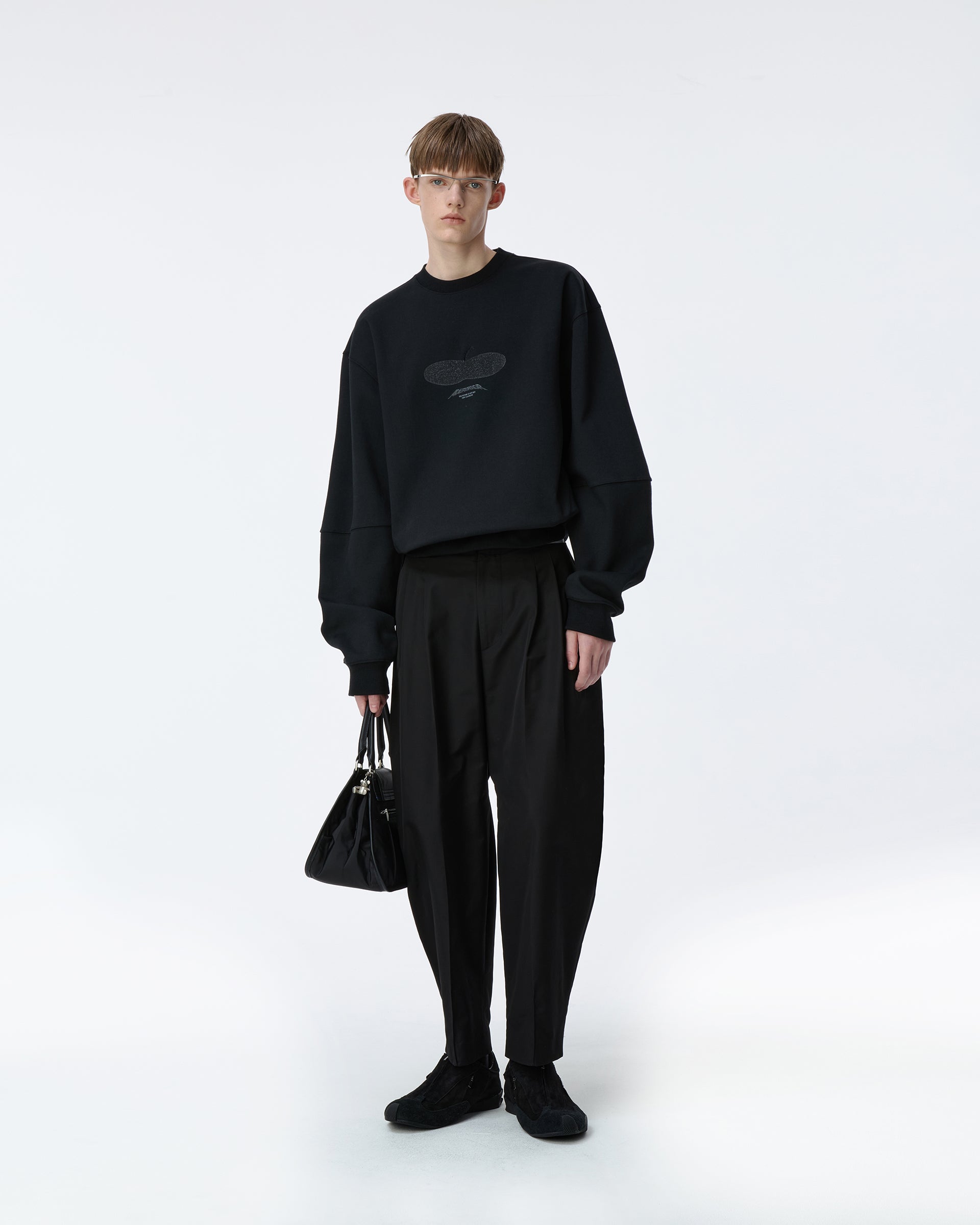 Ader Error - Press Apple Sweatshirt Product. 41 (Noir) product image 4 | TRAB K-Fashion Australia