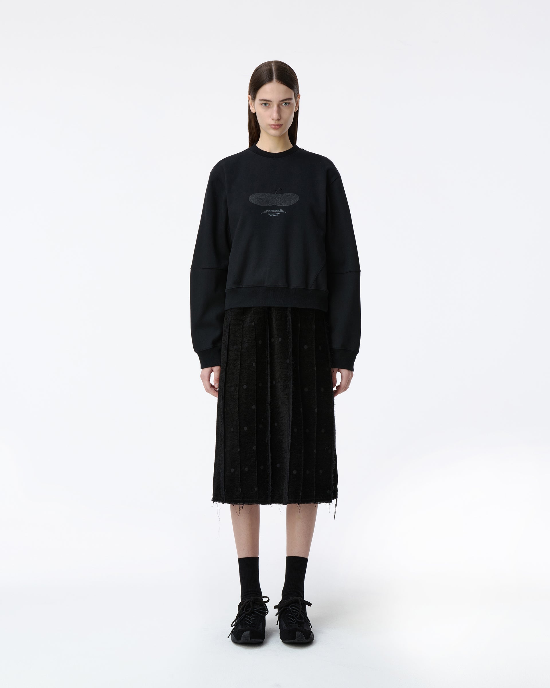 Ader Error - Press Apple Sweatshirt Product. 41 (Noir) product image 3 | TRAB K-Fashion Australia