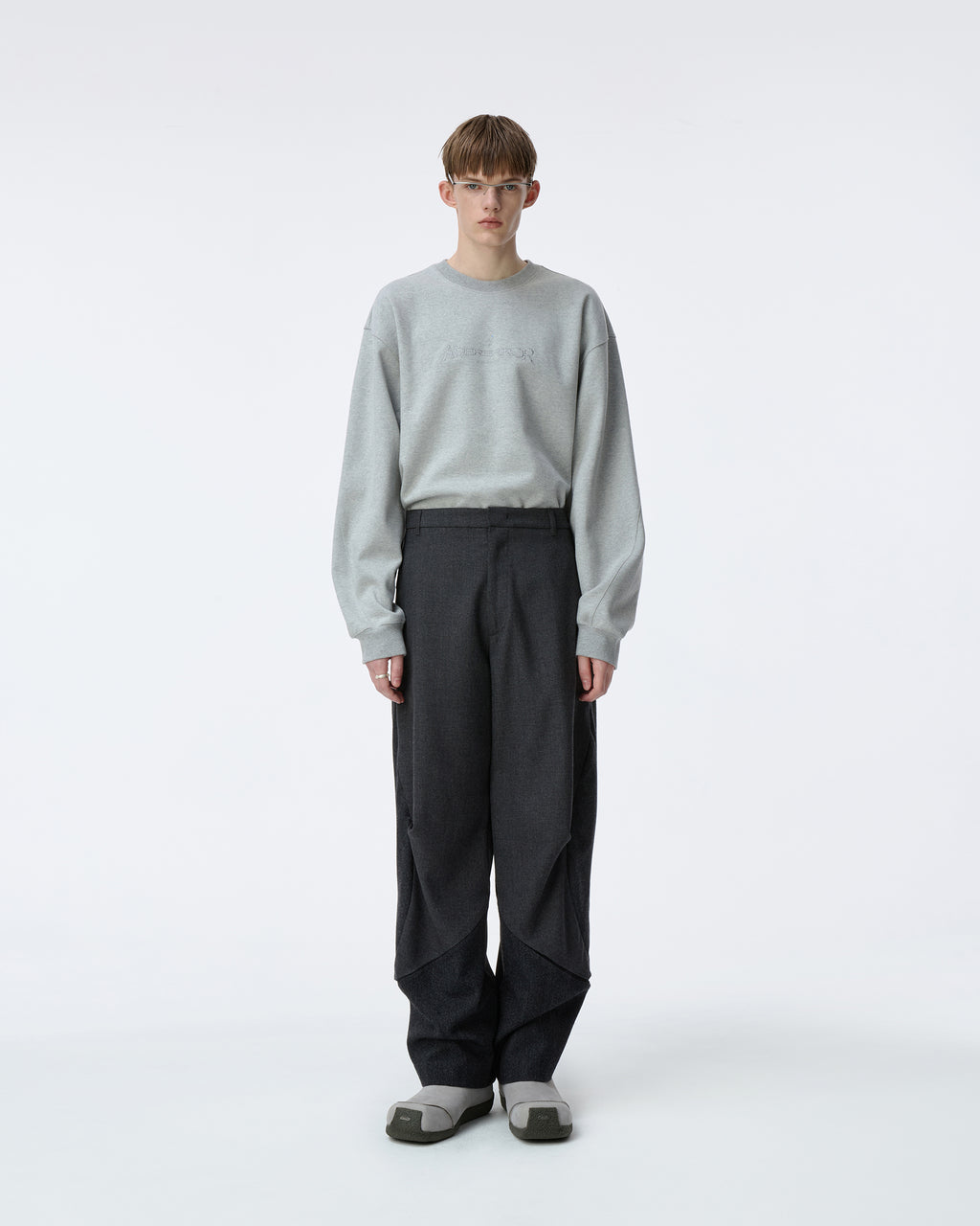 Ader Error - Titan Sweatshirt Product. 45 (Grey) product image 1 | TRAB K-Fashion Australia