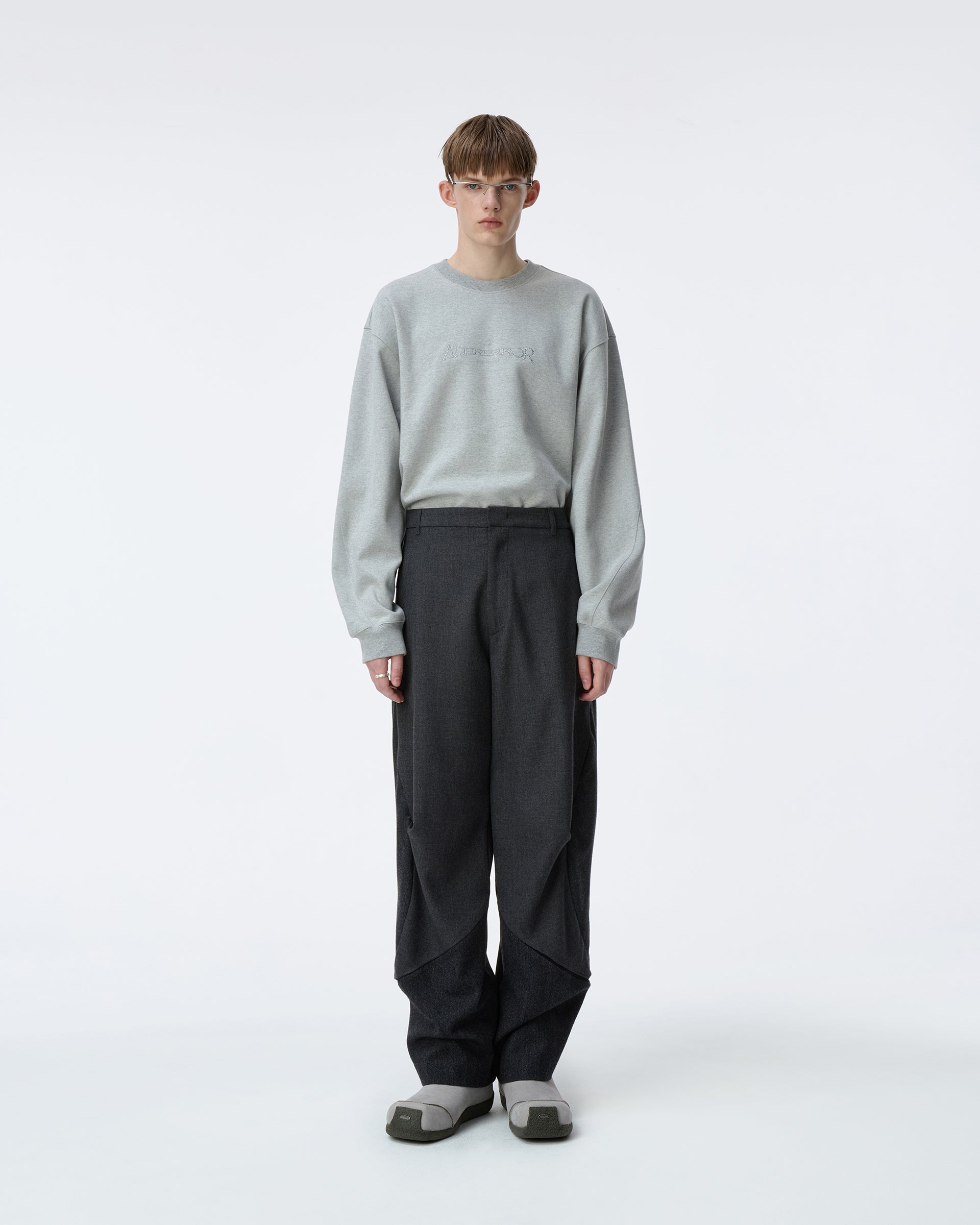 Ader Error - Titan Sweatshirt Product. 45 (Grey) product image 1 | TRAB K-Fashion Australia