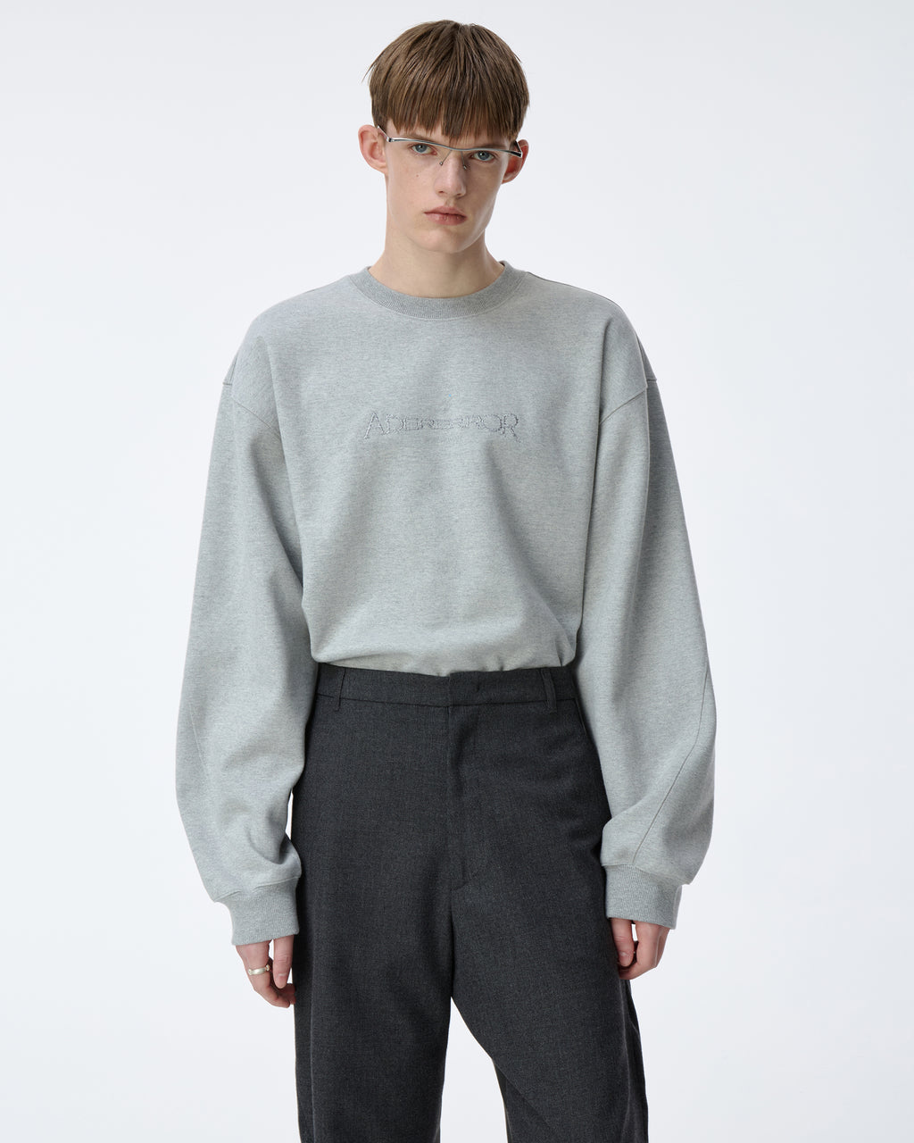 Ader Error - Titan Sweatshirt Product. 45 (Grey) product image 4 | TRAB K-Fashion Australia