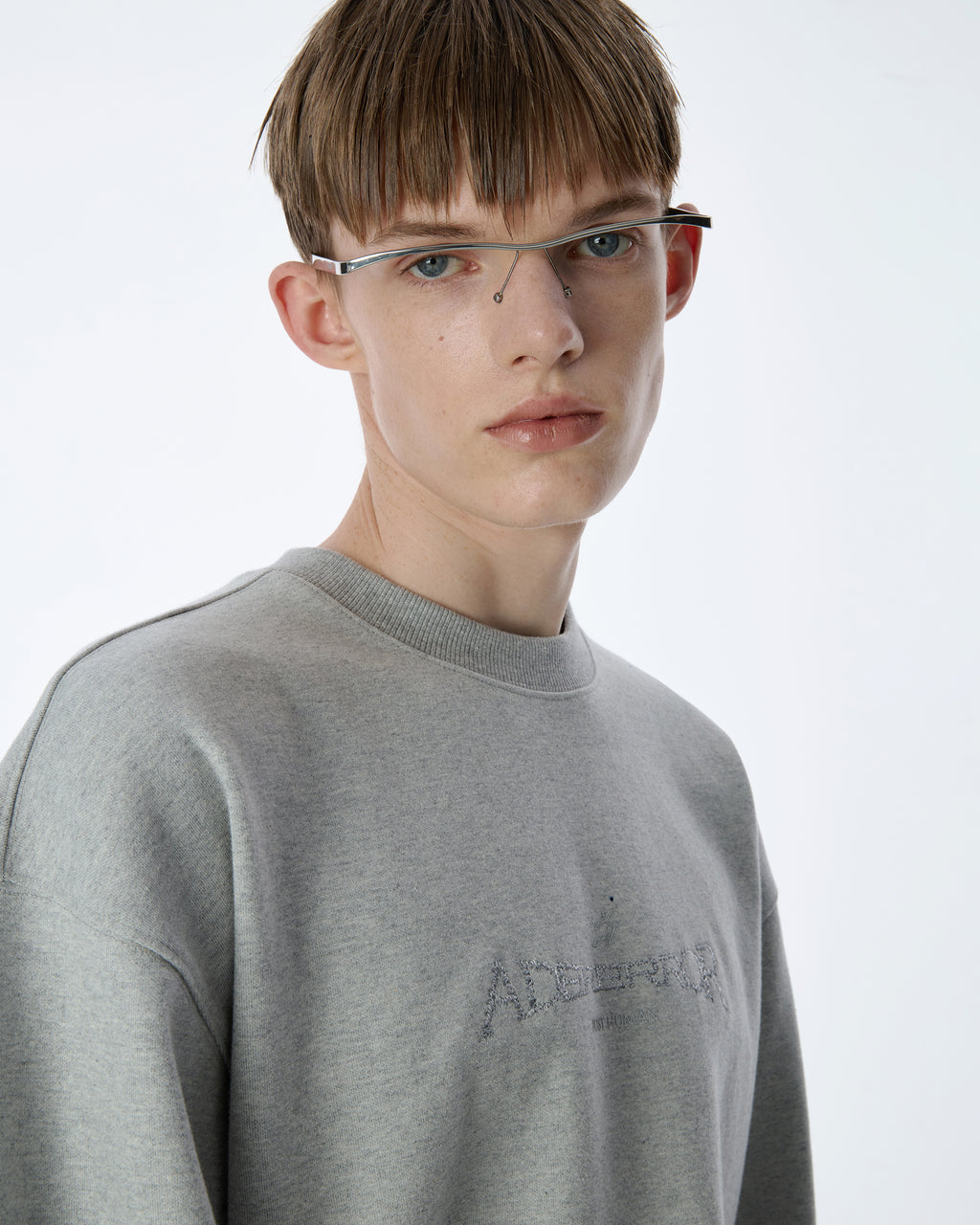 Ader Error - Titan Sweatshirt Product. 45 (Grey) product image 5 | TRAB K-Fashion Australia