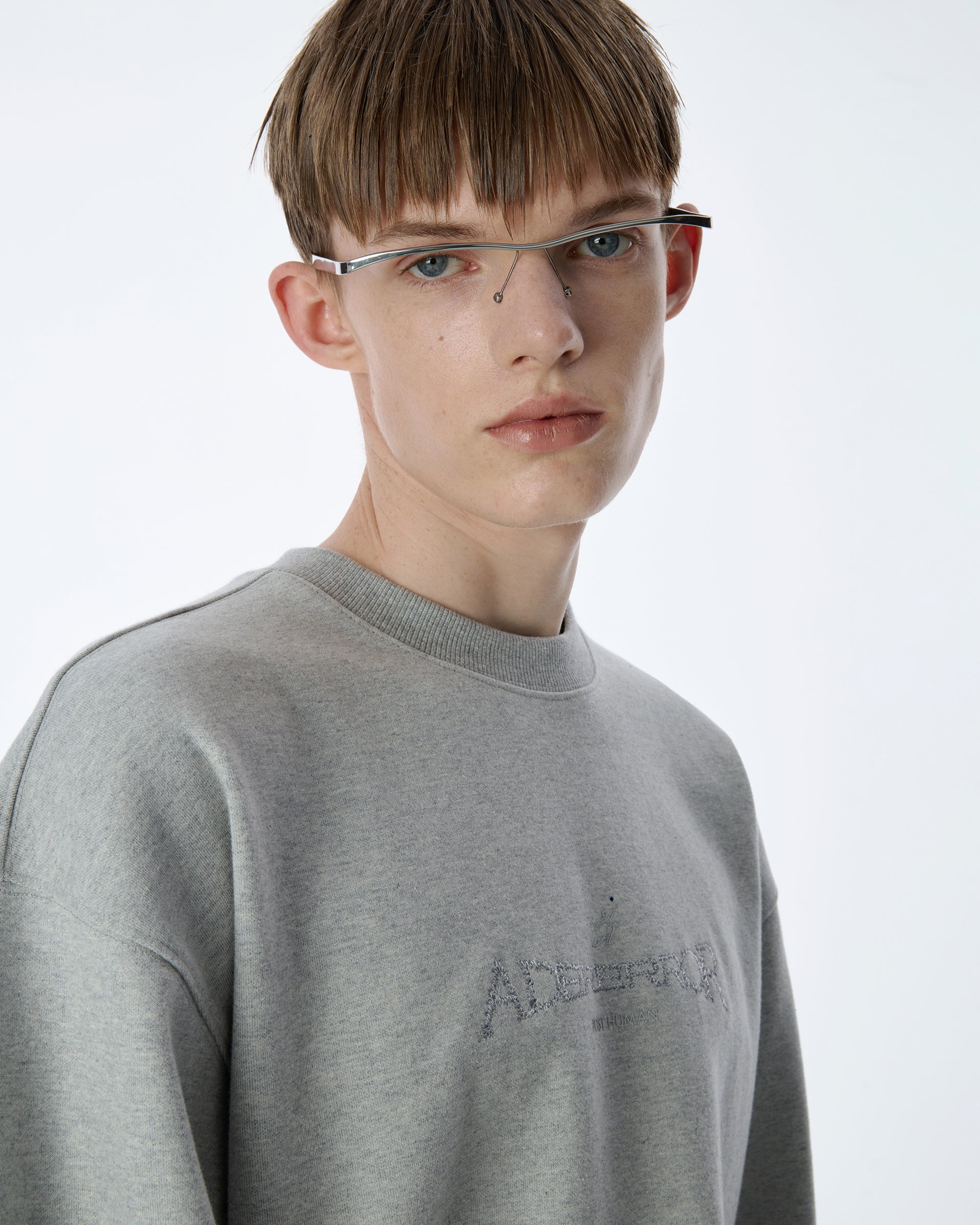 Ader Error - Titan Sweatshirt Product. 45 (Grey) product image 5 | TRAB K-Fashion Australia